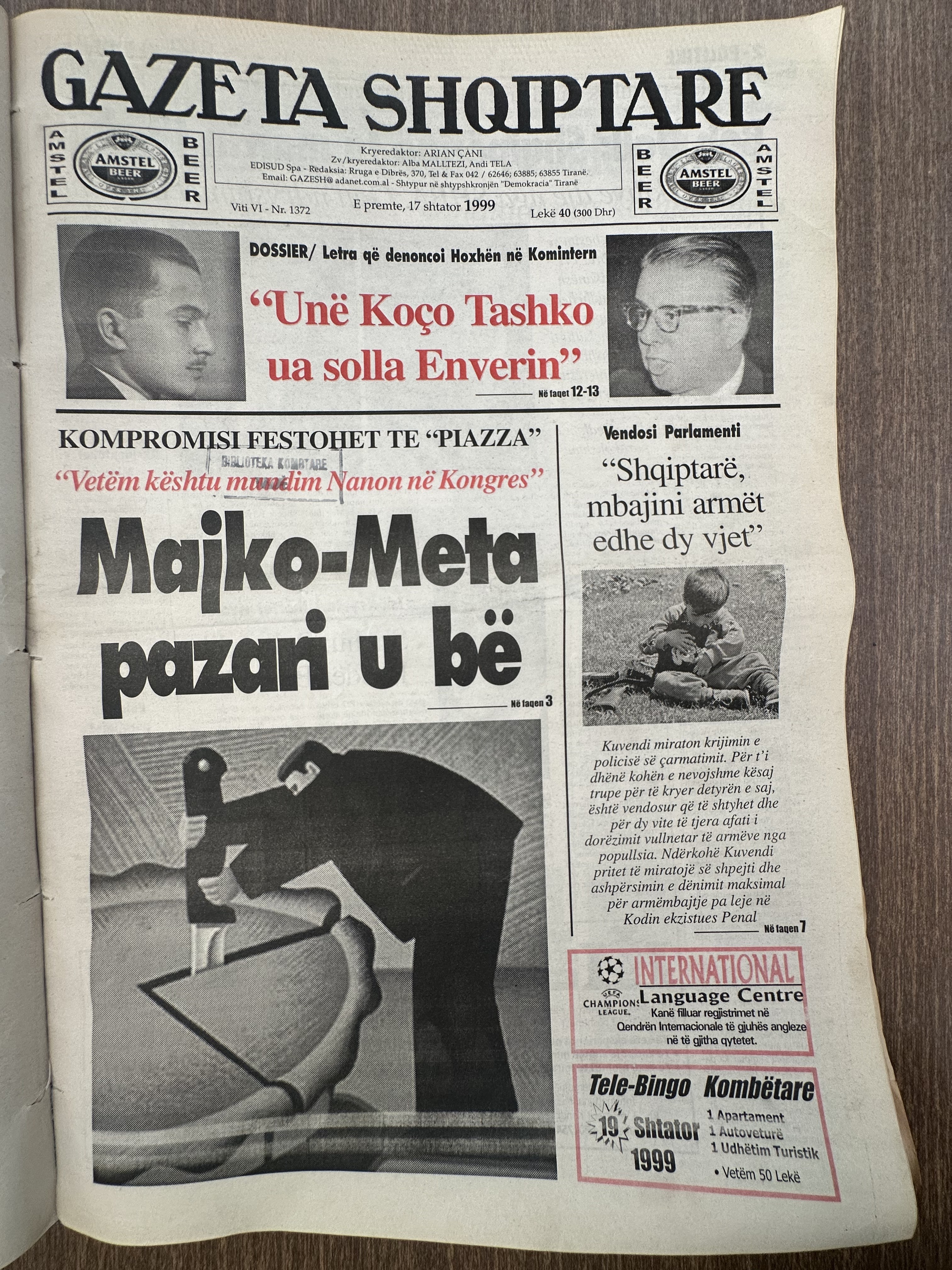 Gazeta Shqiptare 1999-09-17