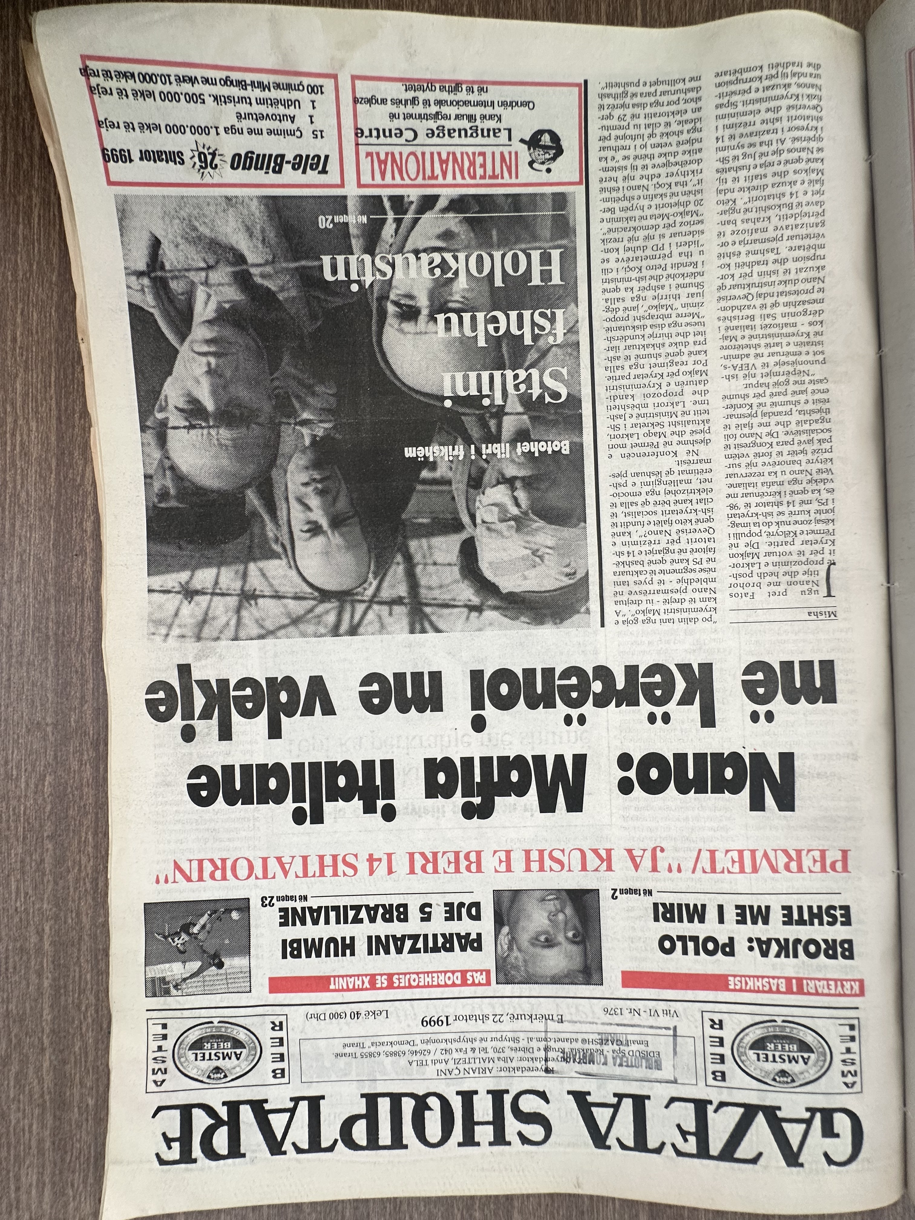 Gazeta Shqiptare 1999-09-22