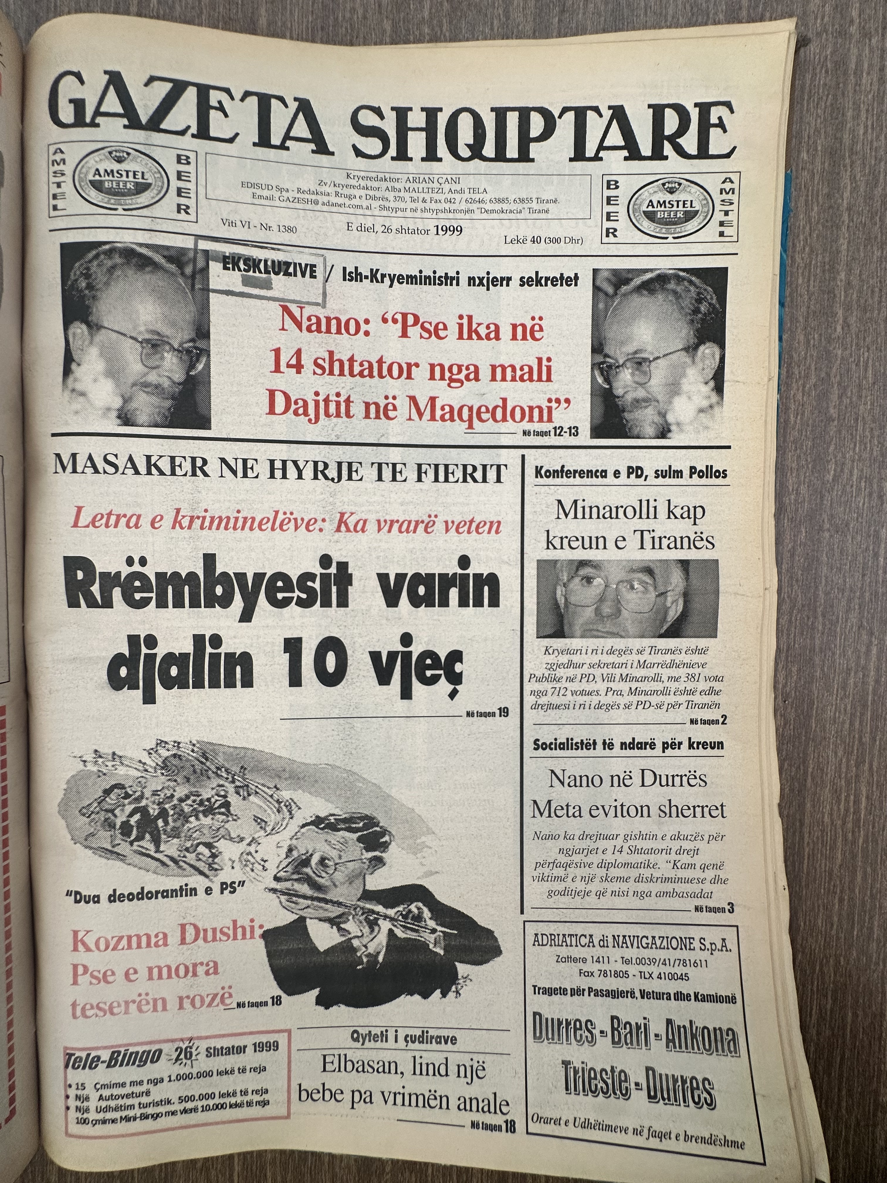 Gazeta Shqiptare 1999-02-26
