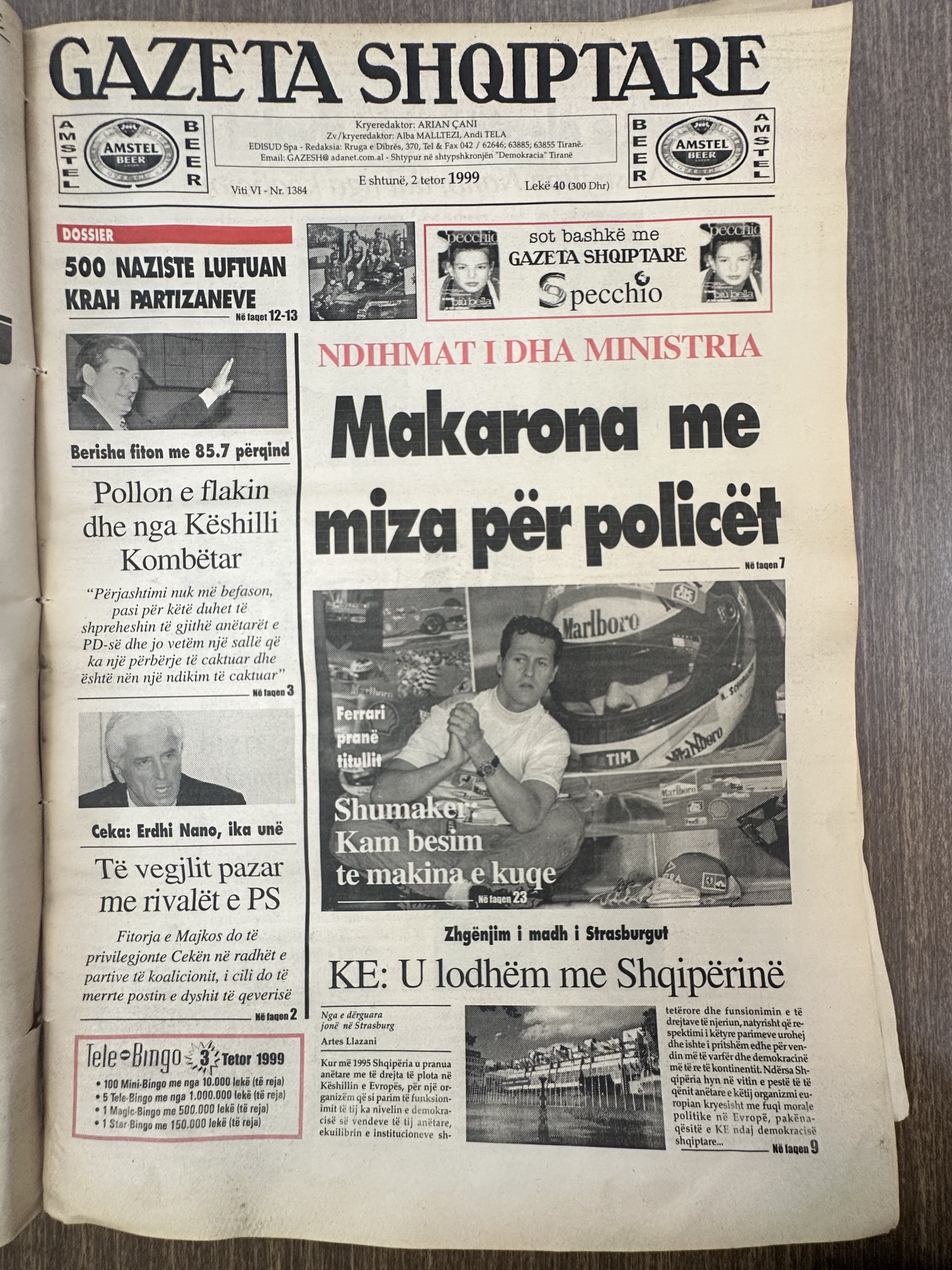 Gazeta Shqiptare 1999-10-02
