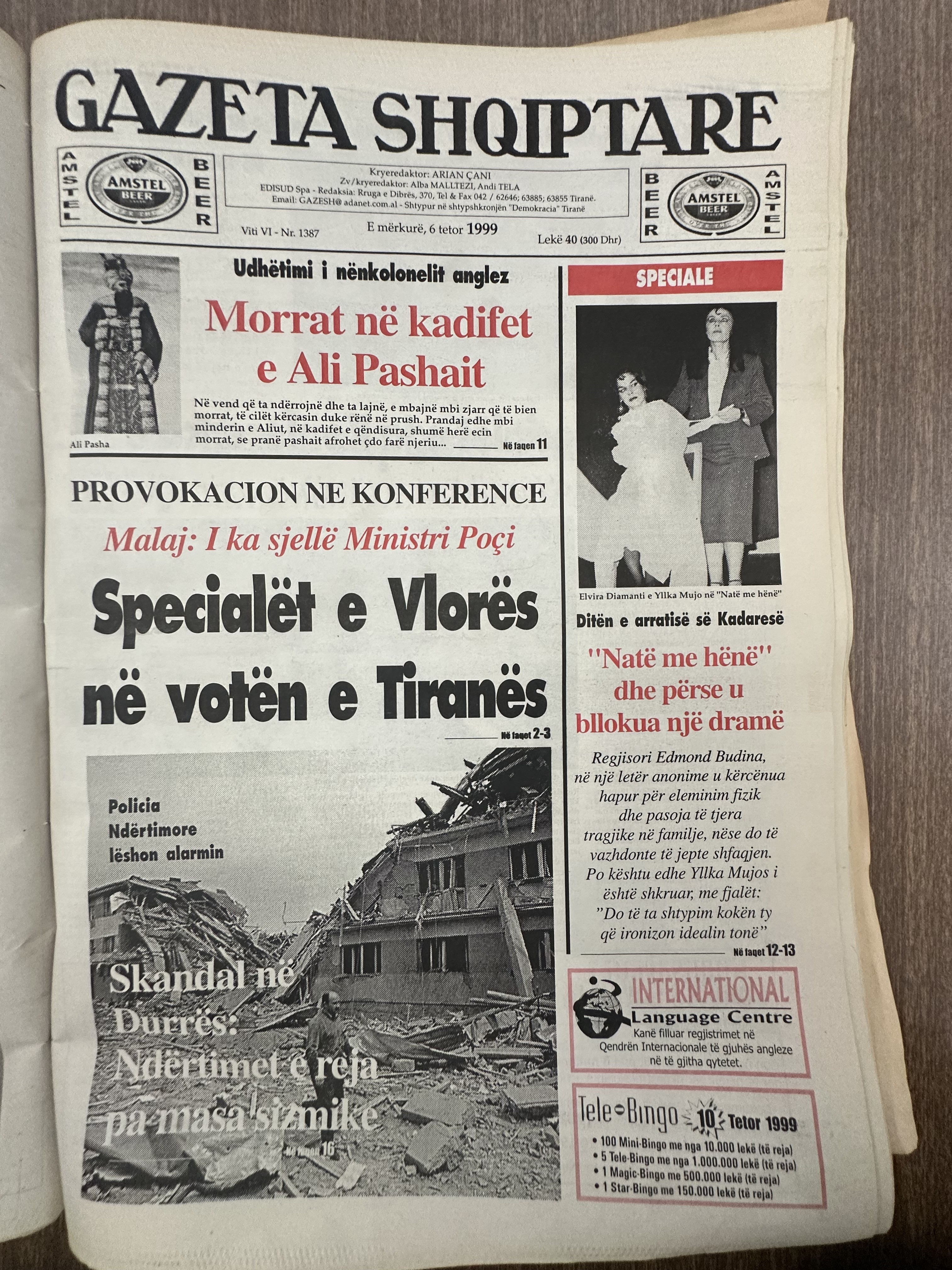 Gazeta Shqiptare 1999-10-06