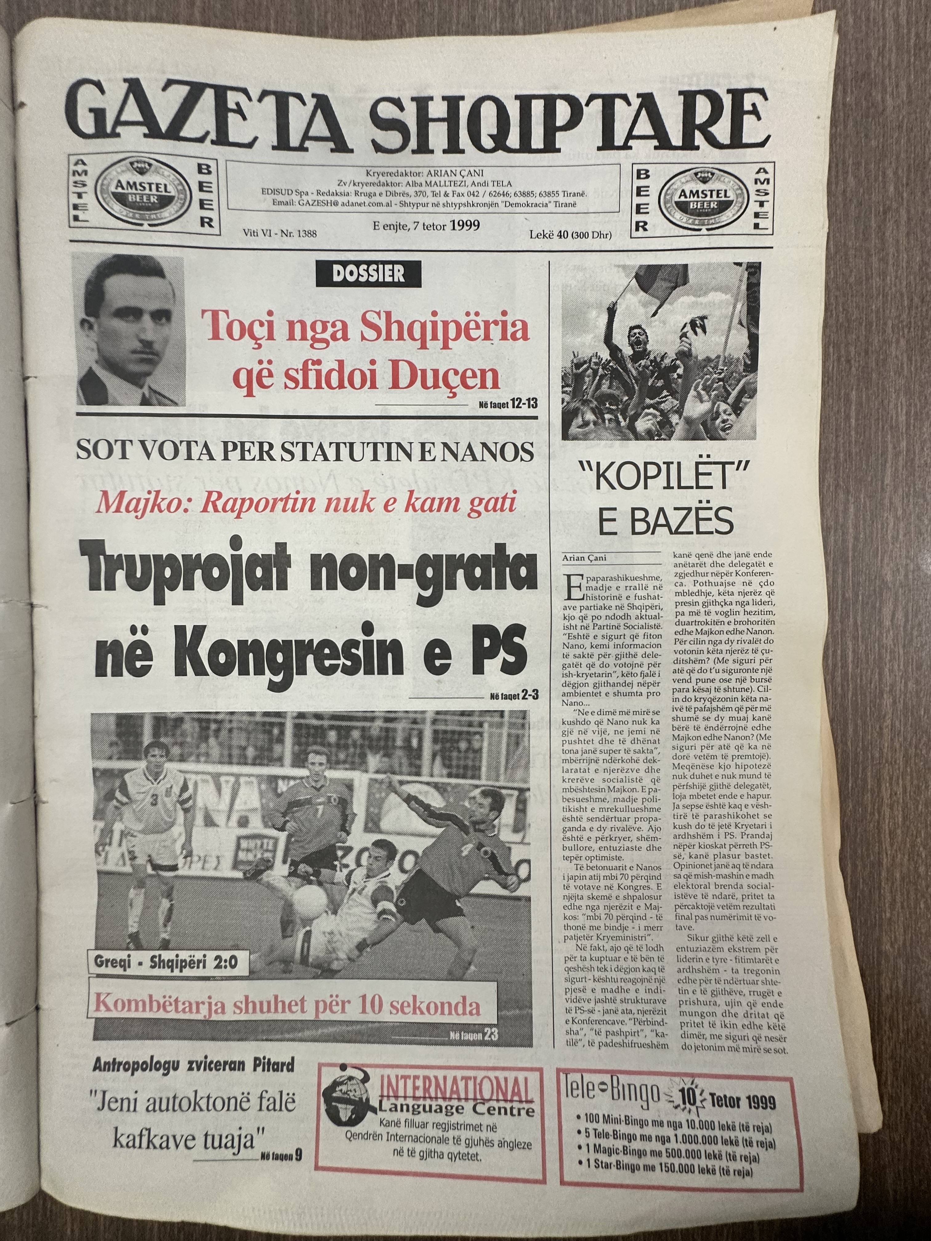 Gazeta Shqiptare 1999-10-07