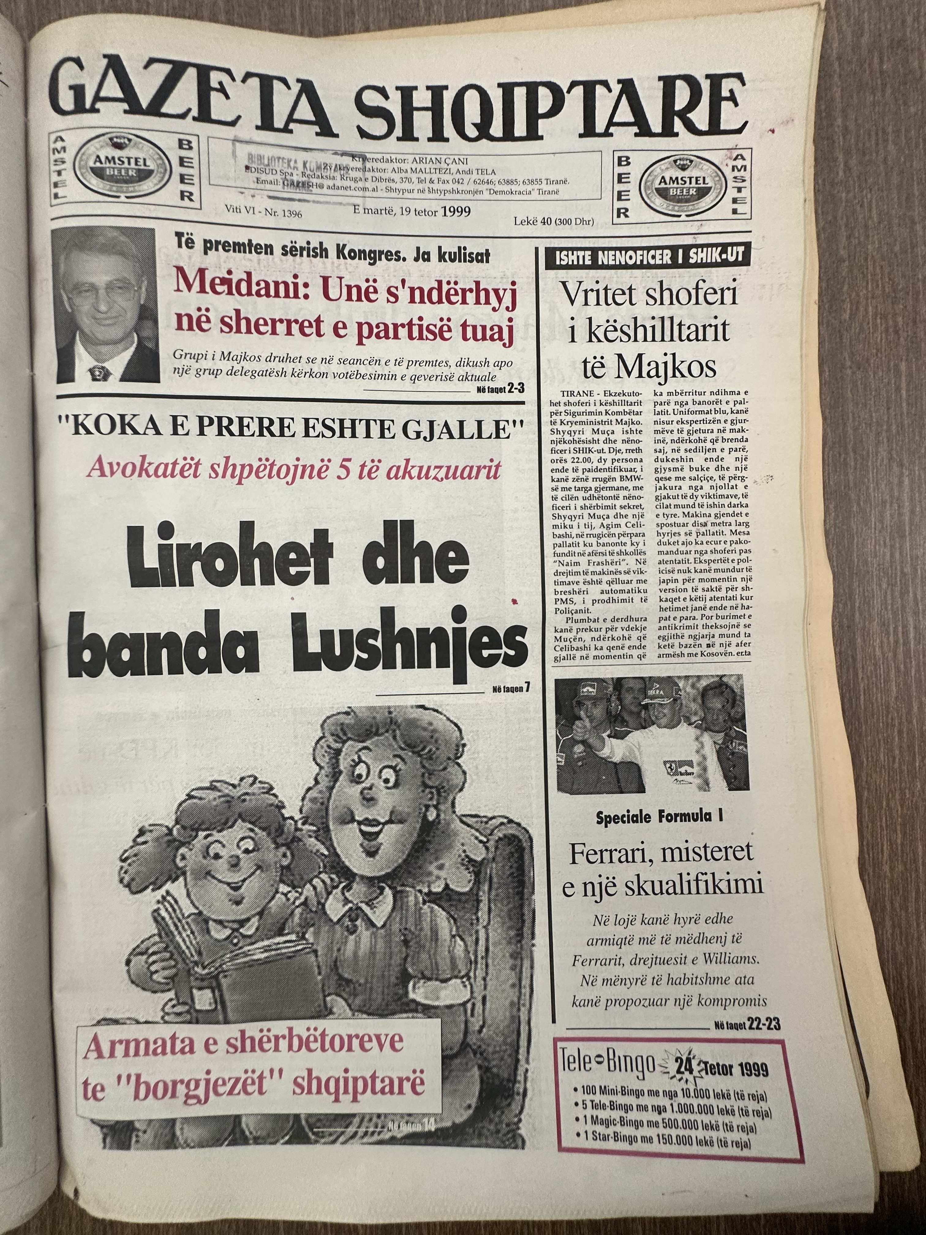 Gazeta Shqiptare 1999-10-19