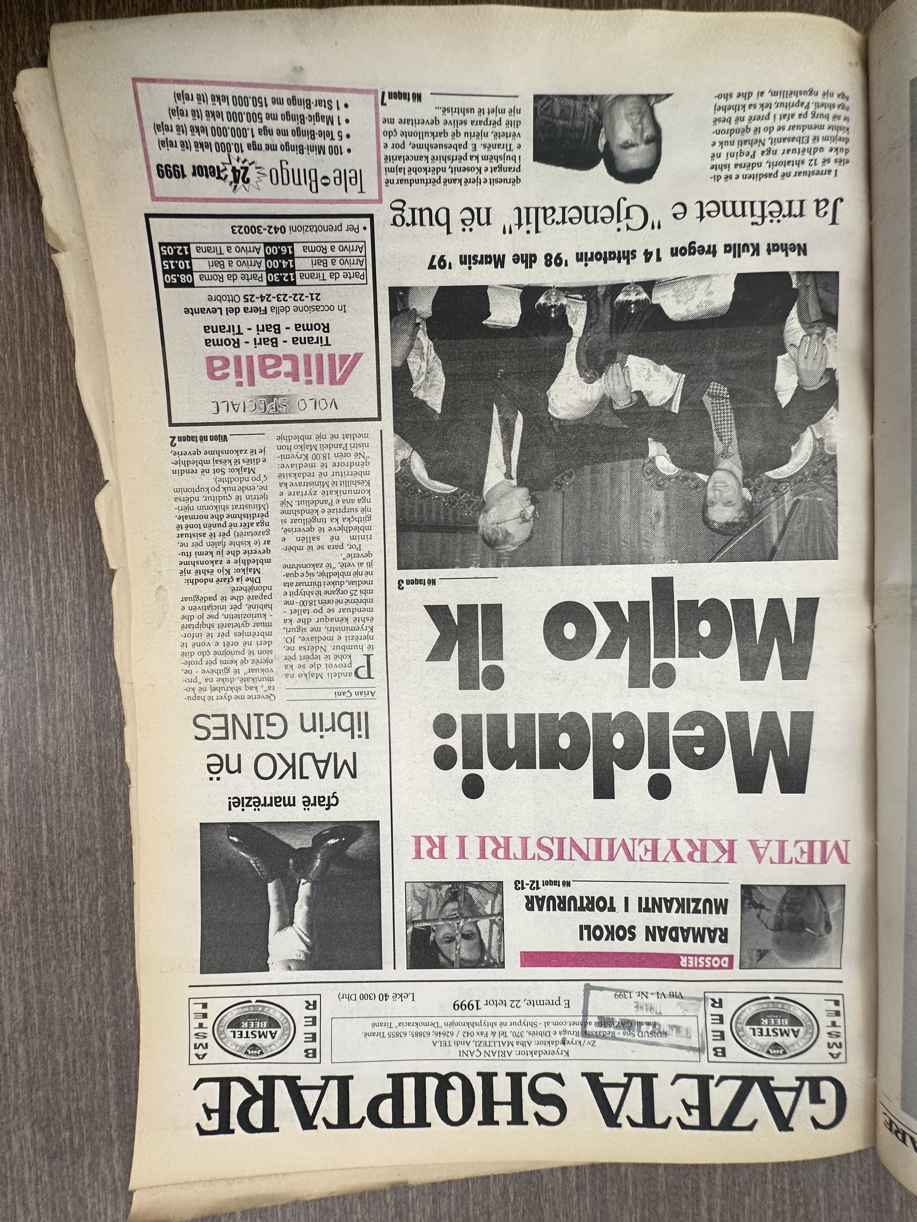 Gazeta Shqiptare 1999-10-22