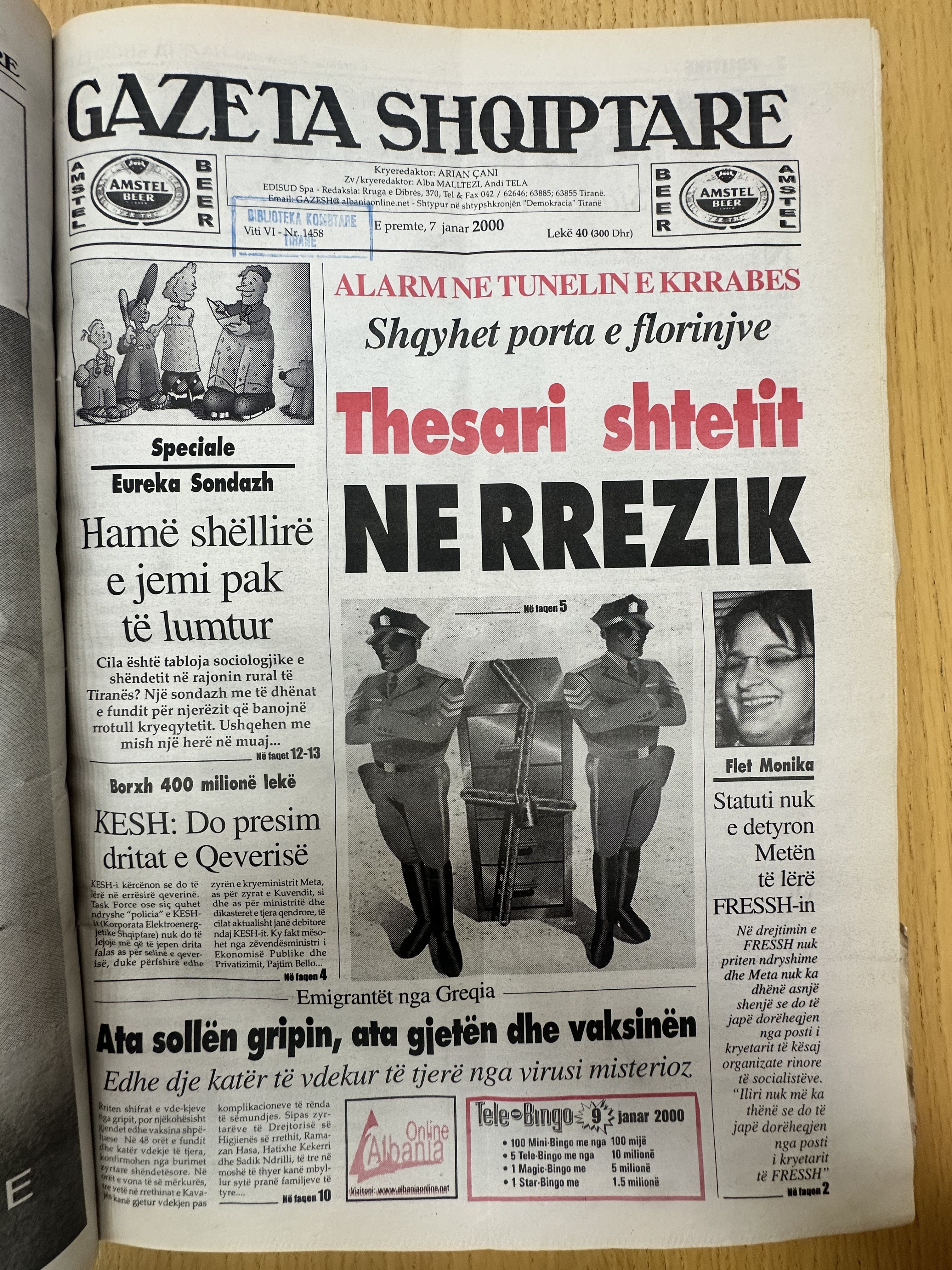 Gazeta Shqiptare 2000-01-07