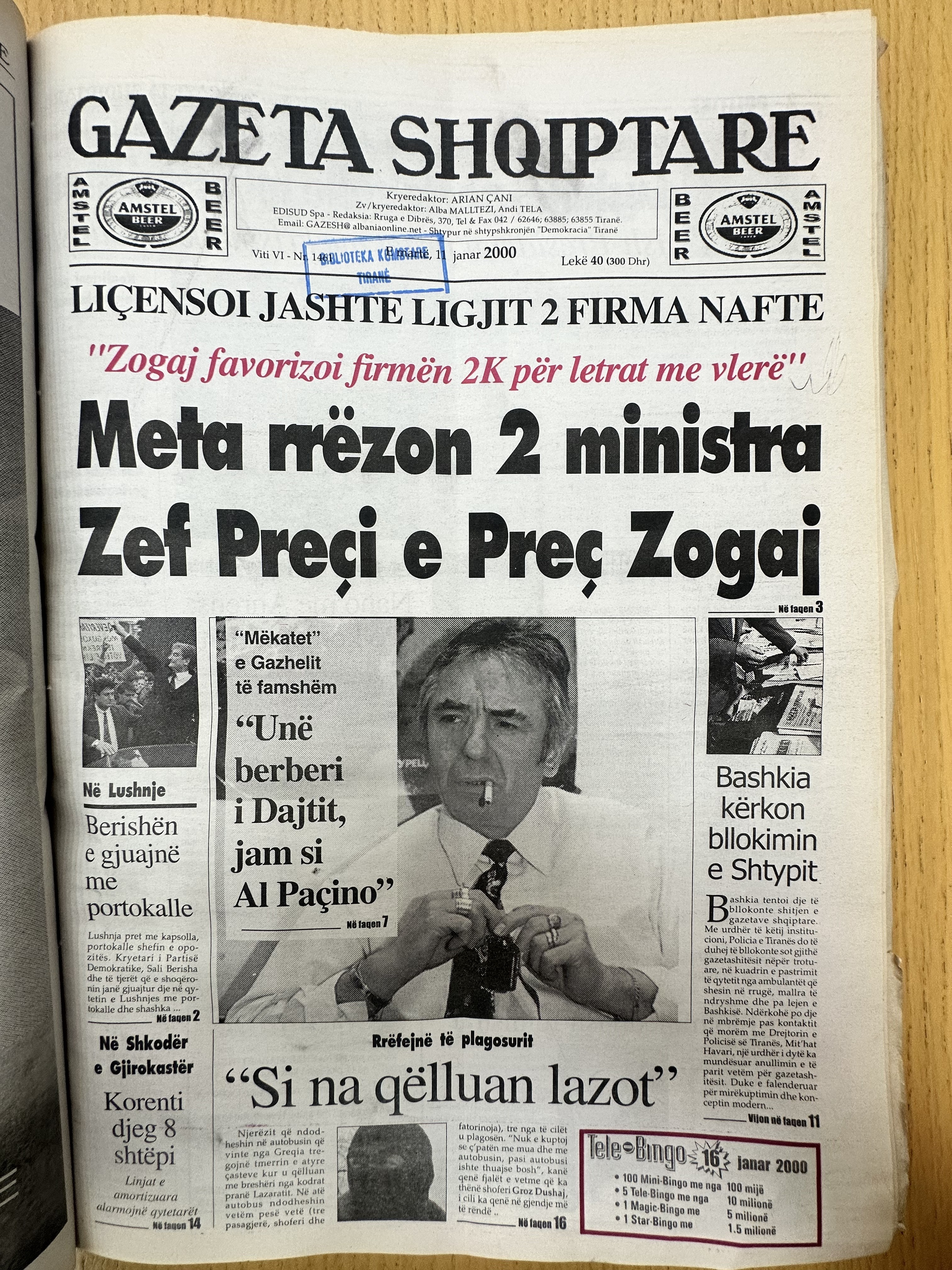 Gazeta Shqiptare 2000-01-01