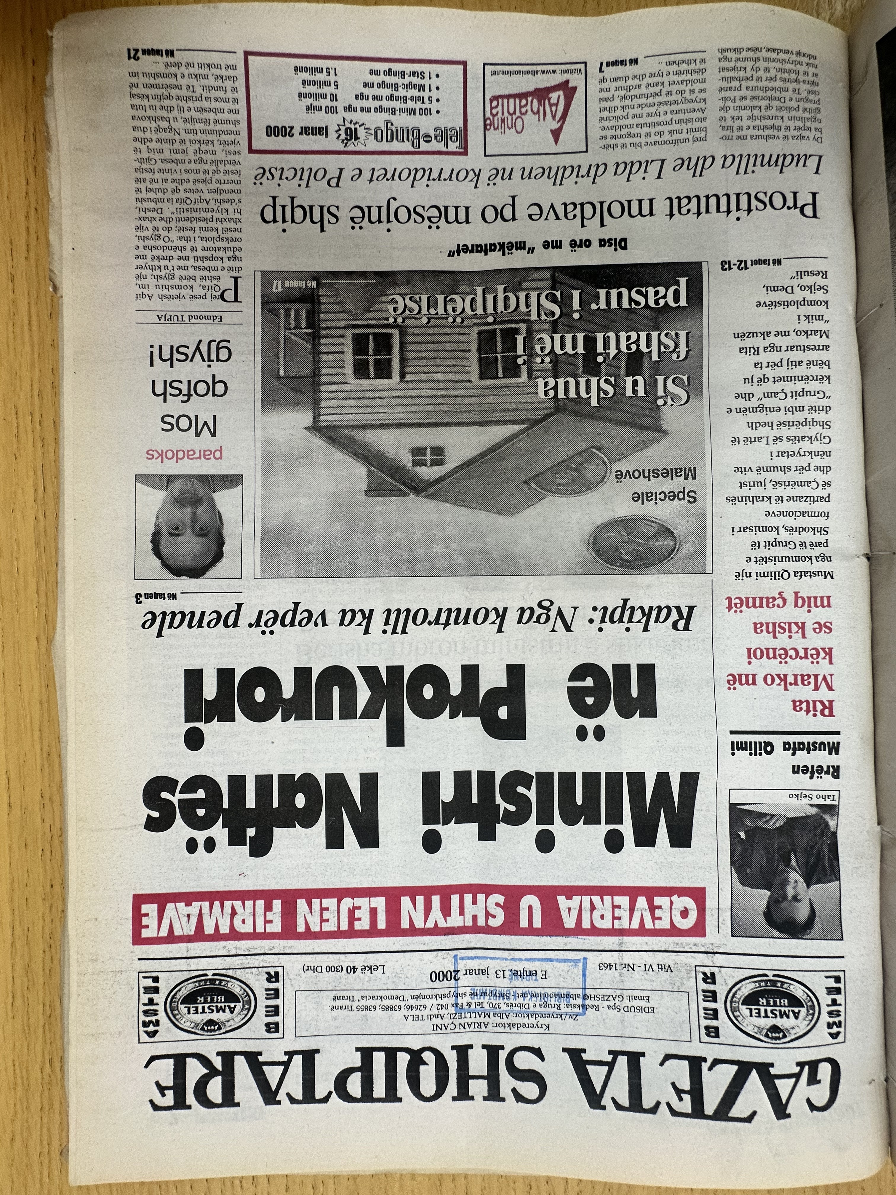Gazeta Shqiptare 2000-01-13