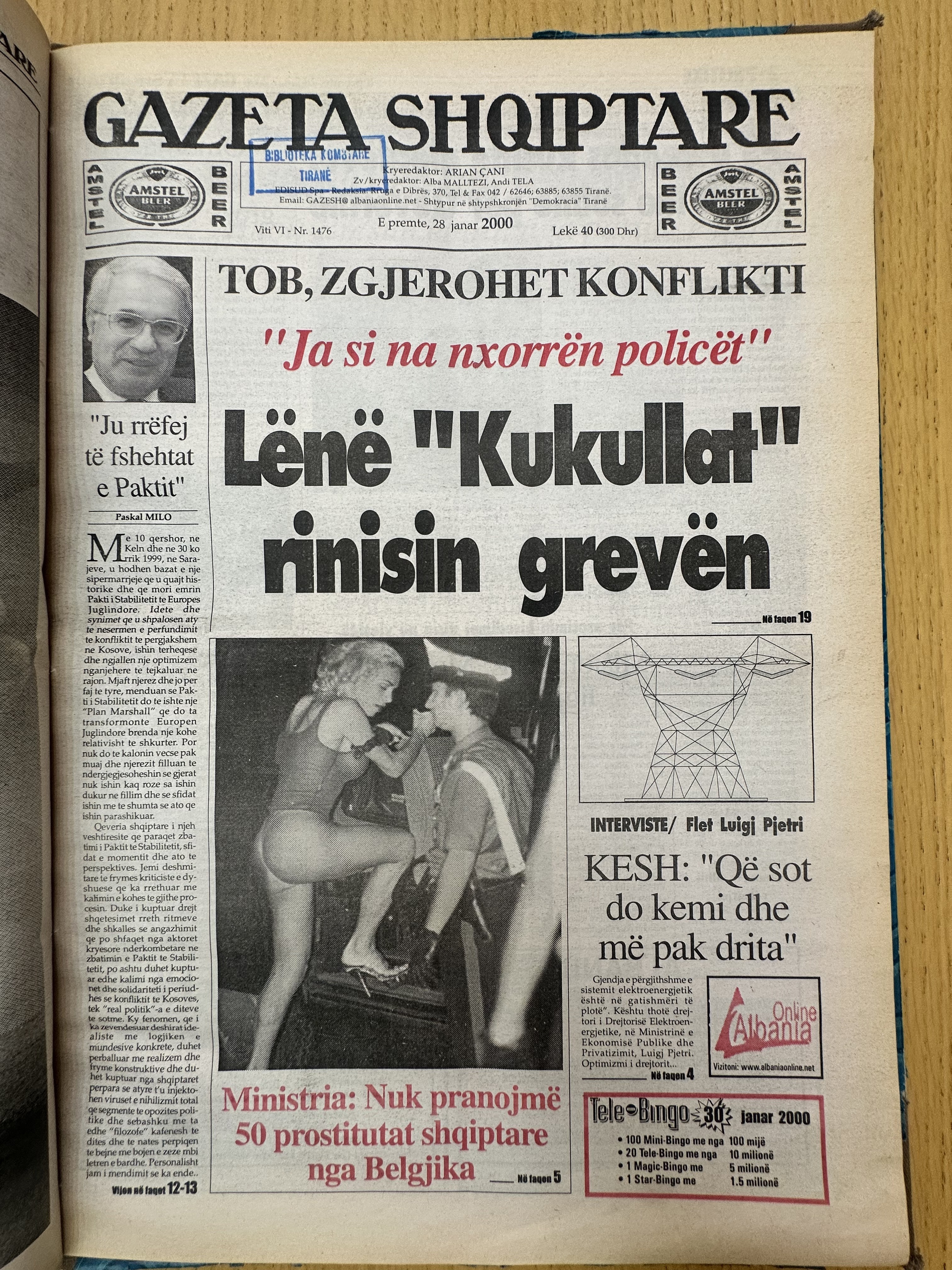 Gazeta Shqiptare 2000-01-28