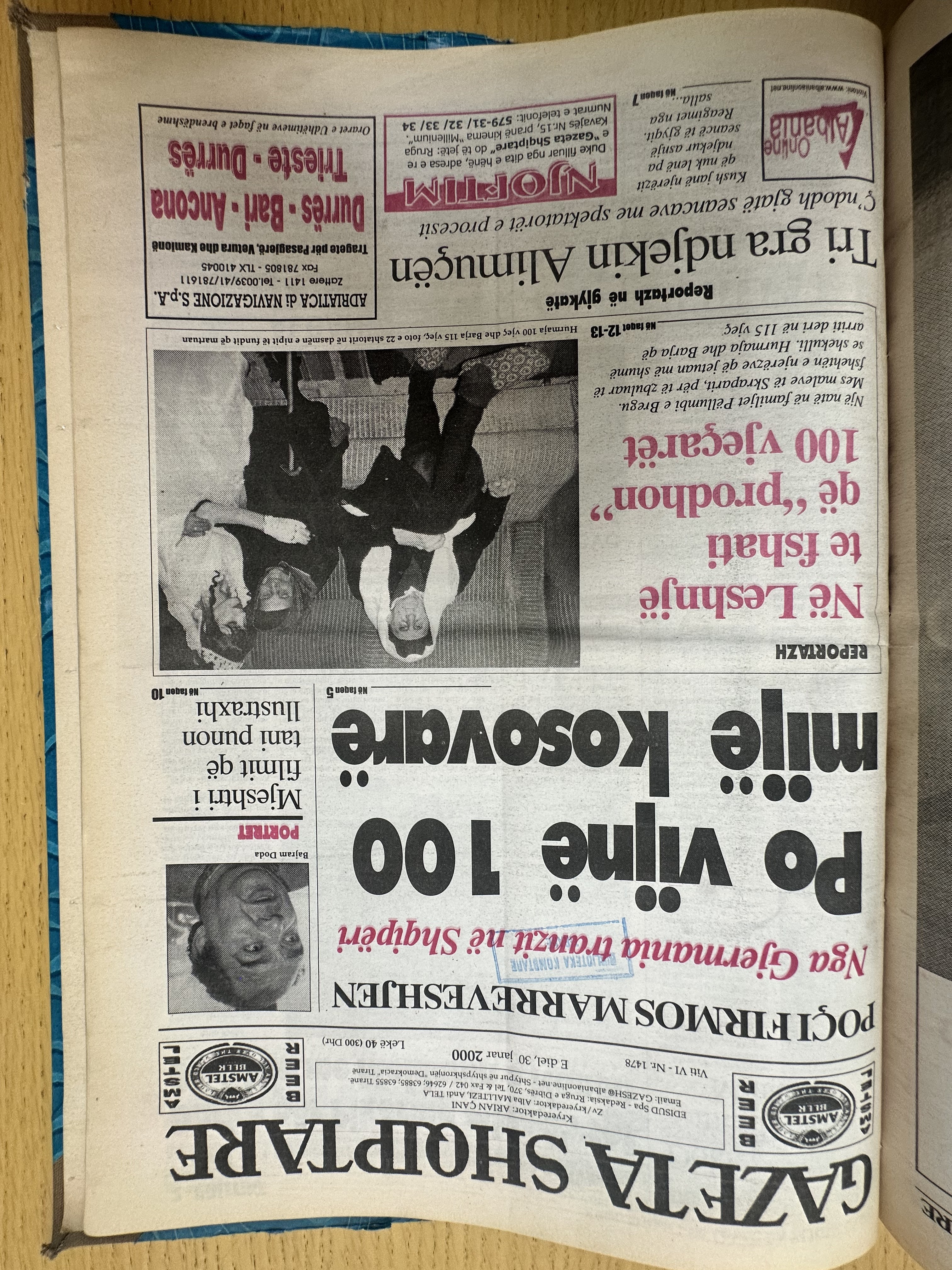 Gazeta Shqiptare 2000-01-30