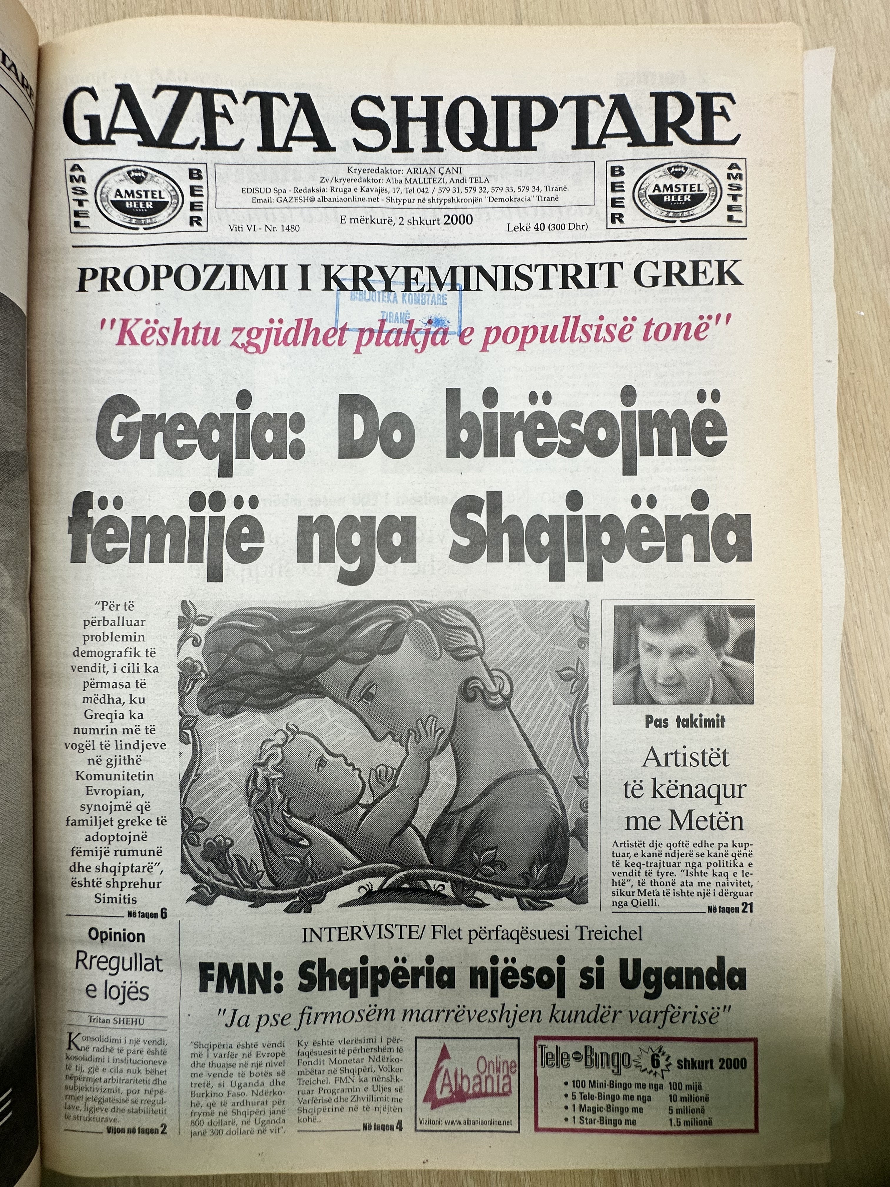 Gazeta Shqiptare 2000-02-02