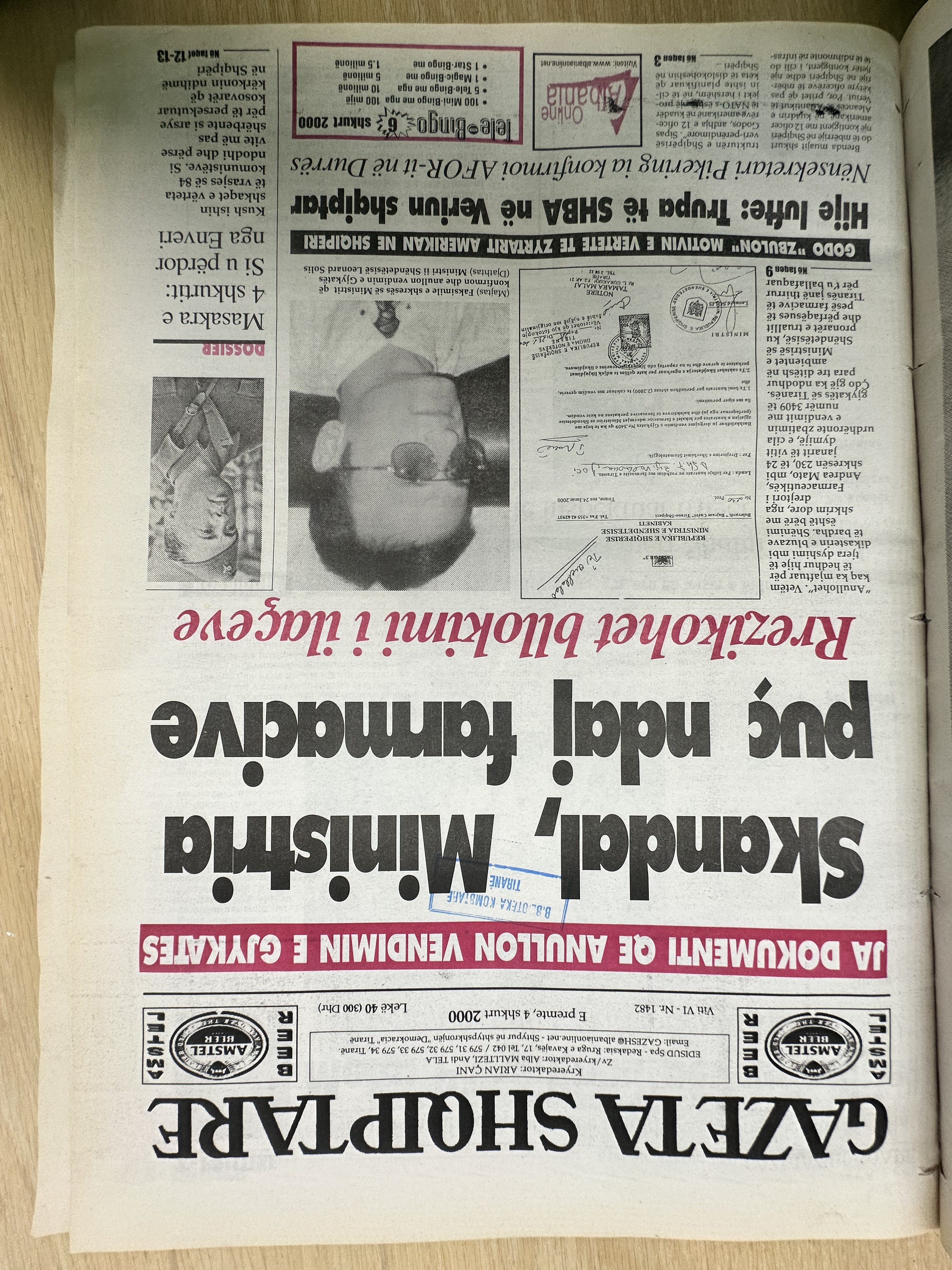 Gazeta Shqiptare 2000-02-04