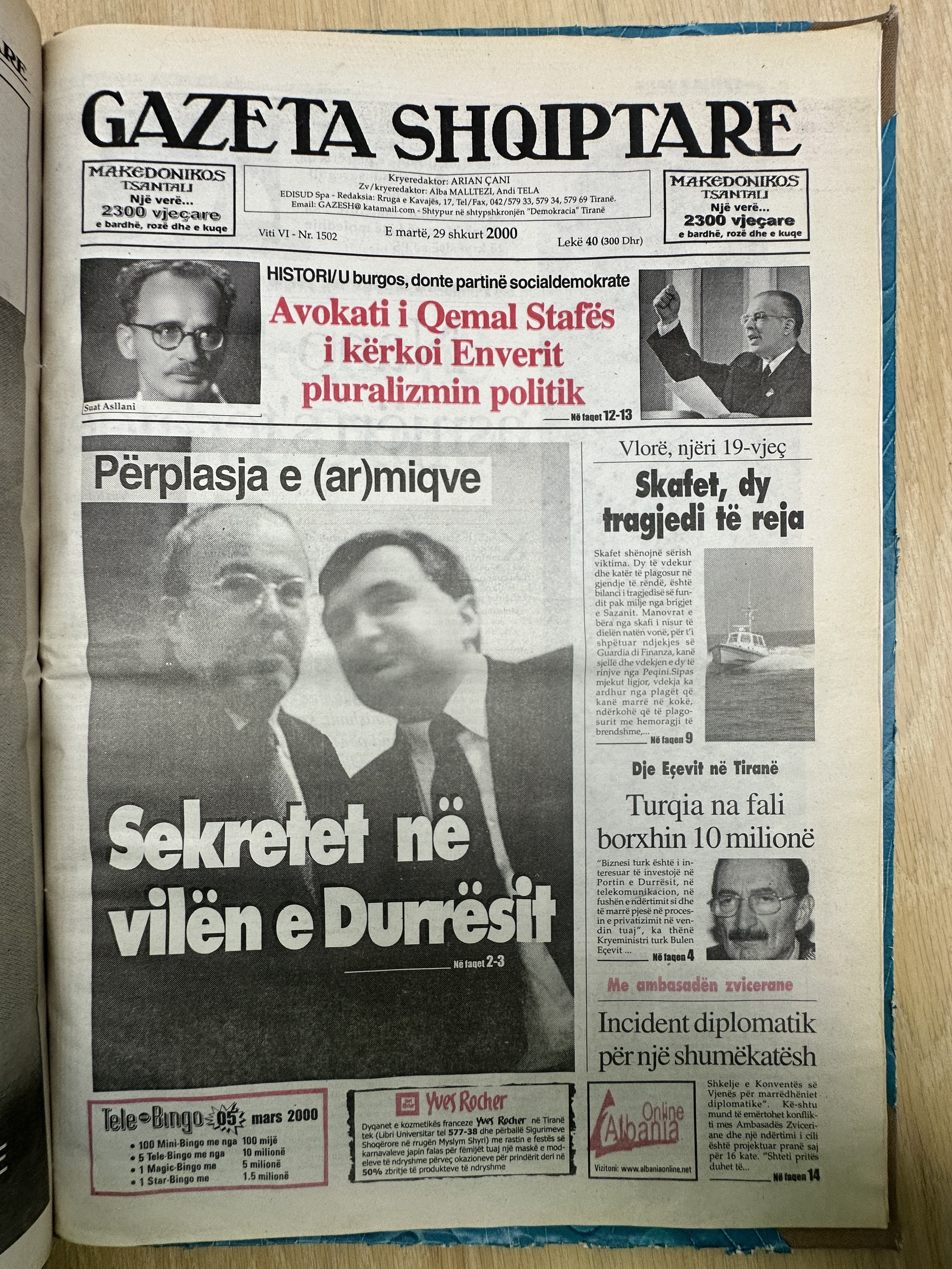 Gazeta Shqiptare 2000-02-29