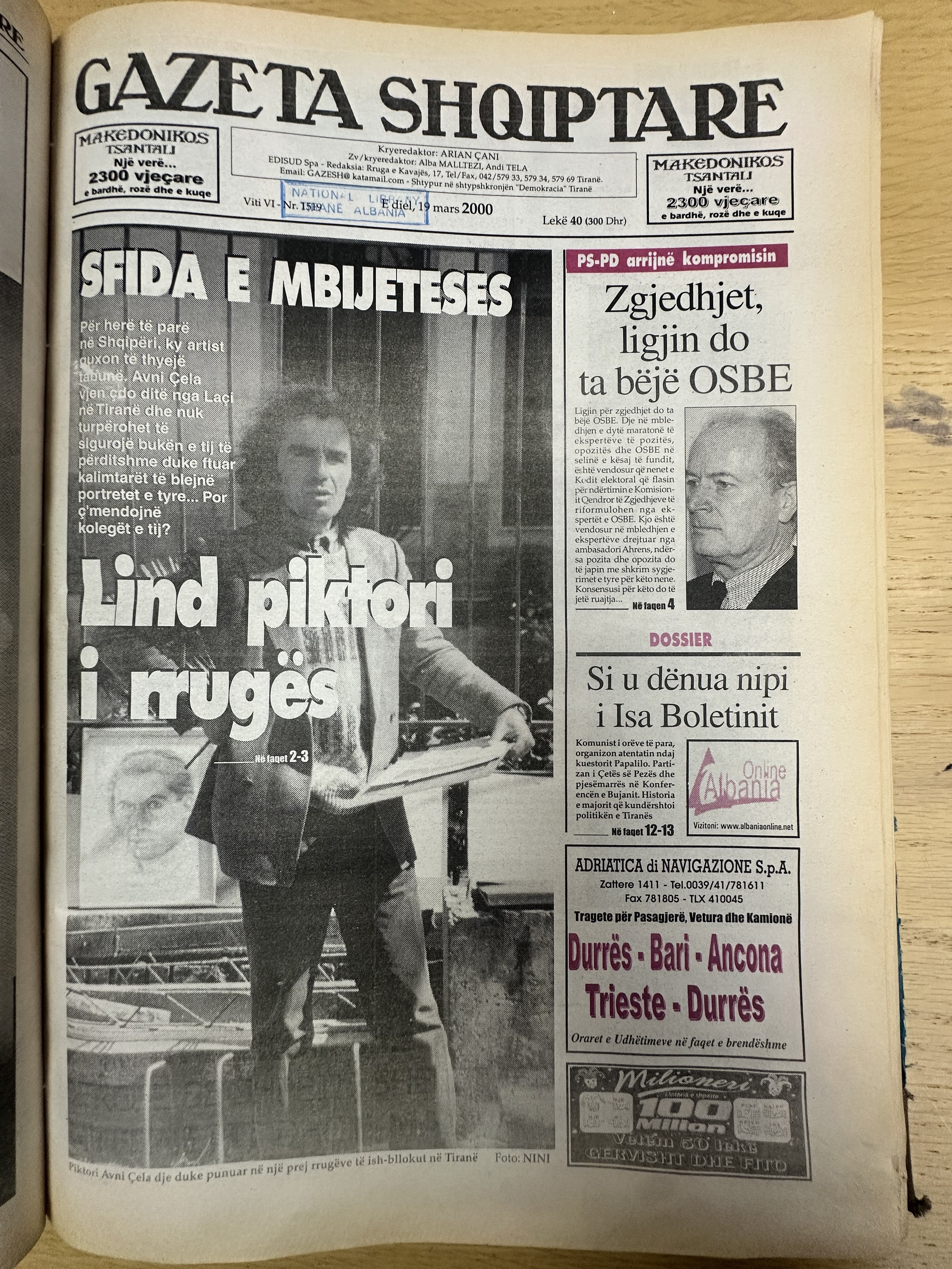 Gazeta Shqiptare 2000-03-19