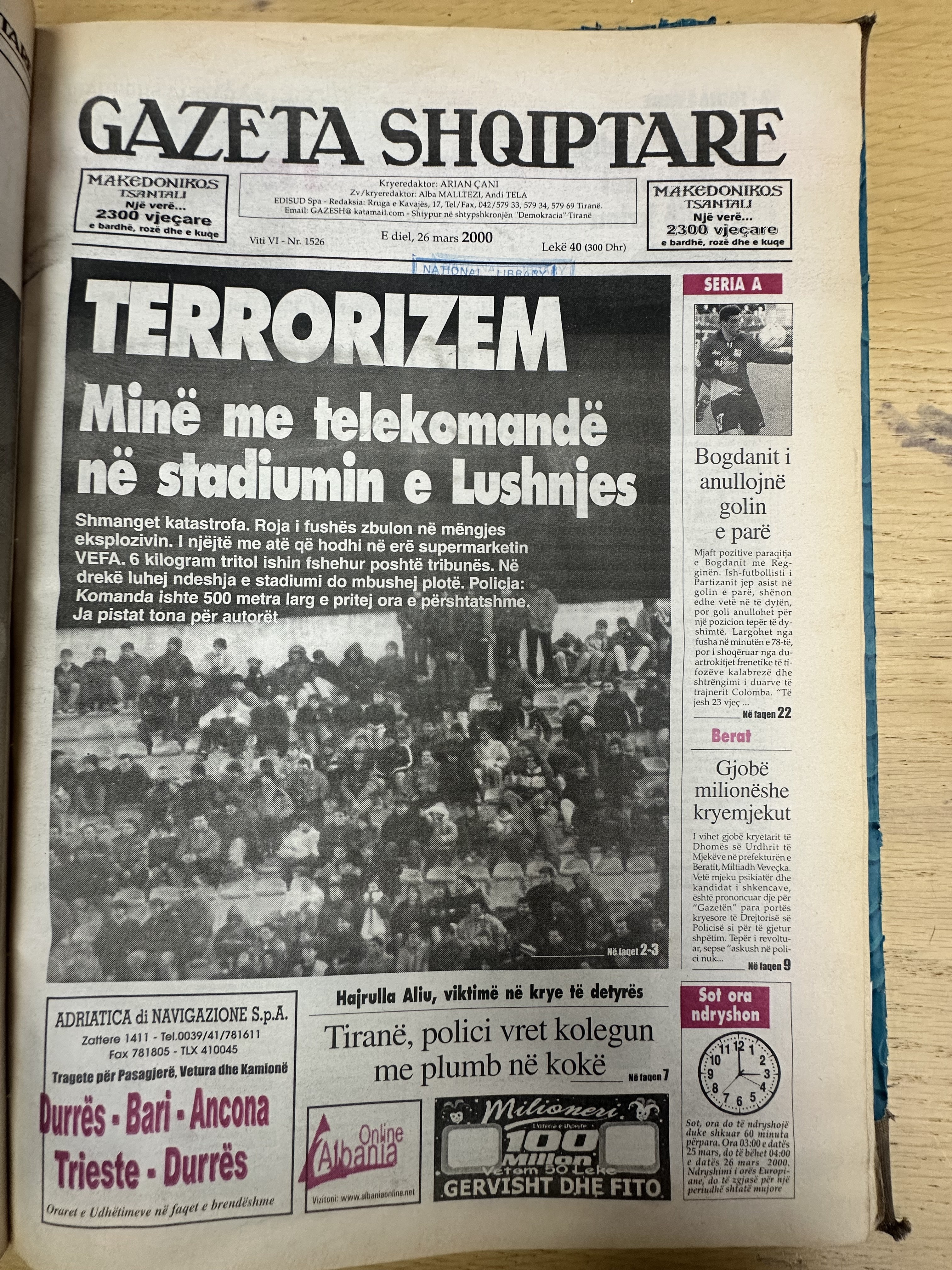 Gazeta Shqiptare 2000-03-26