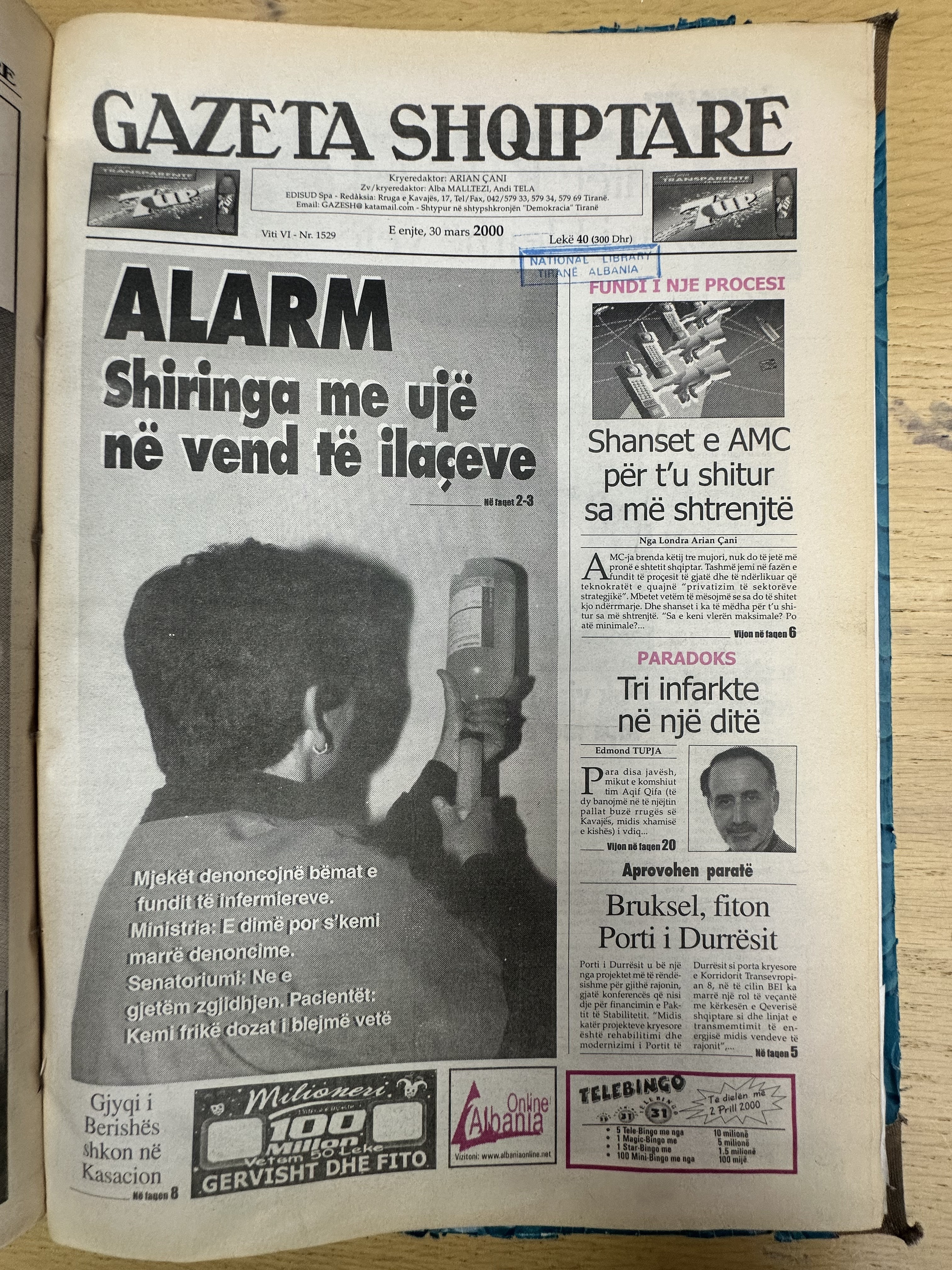Gazeta Shqiptare 2000-03-30
