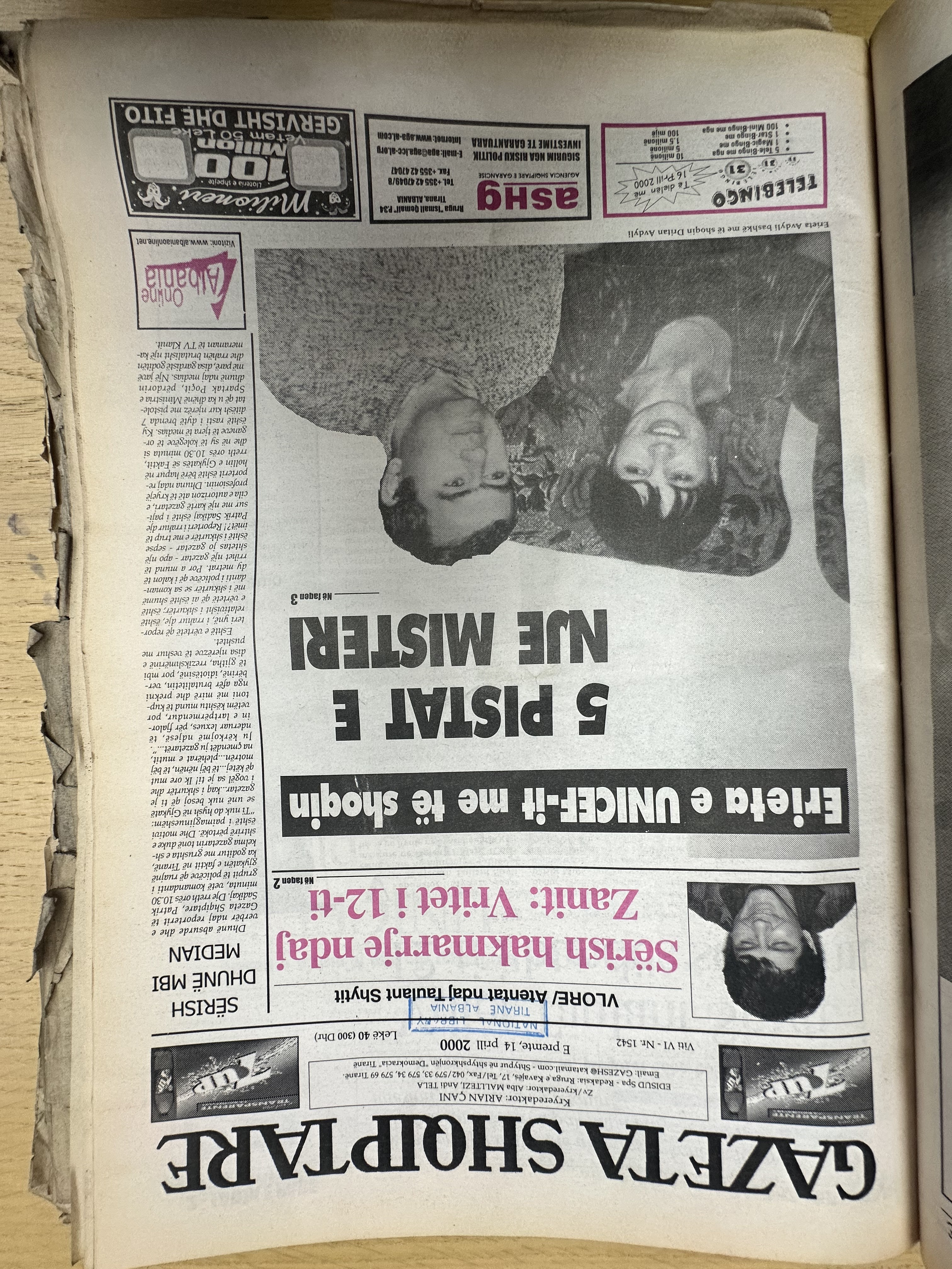 Gazeta Shqiptare 2000-04-14