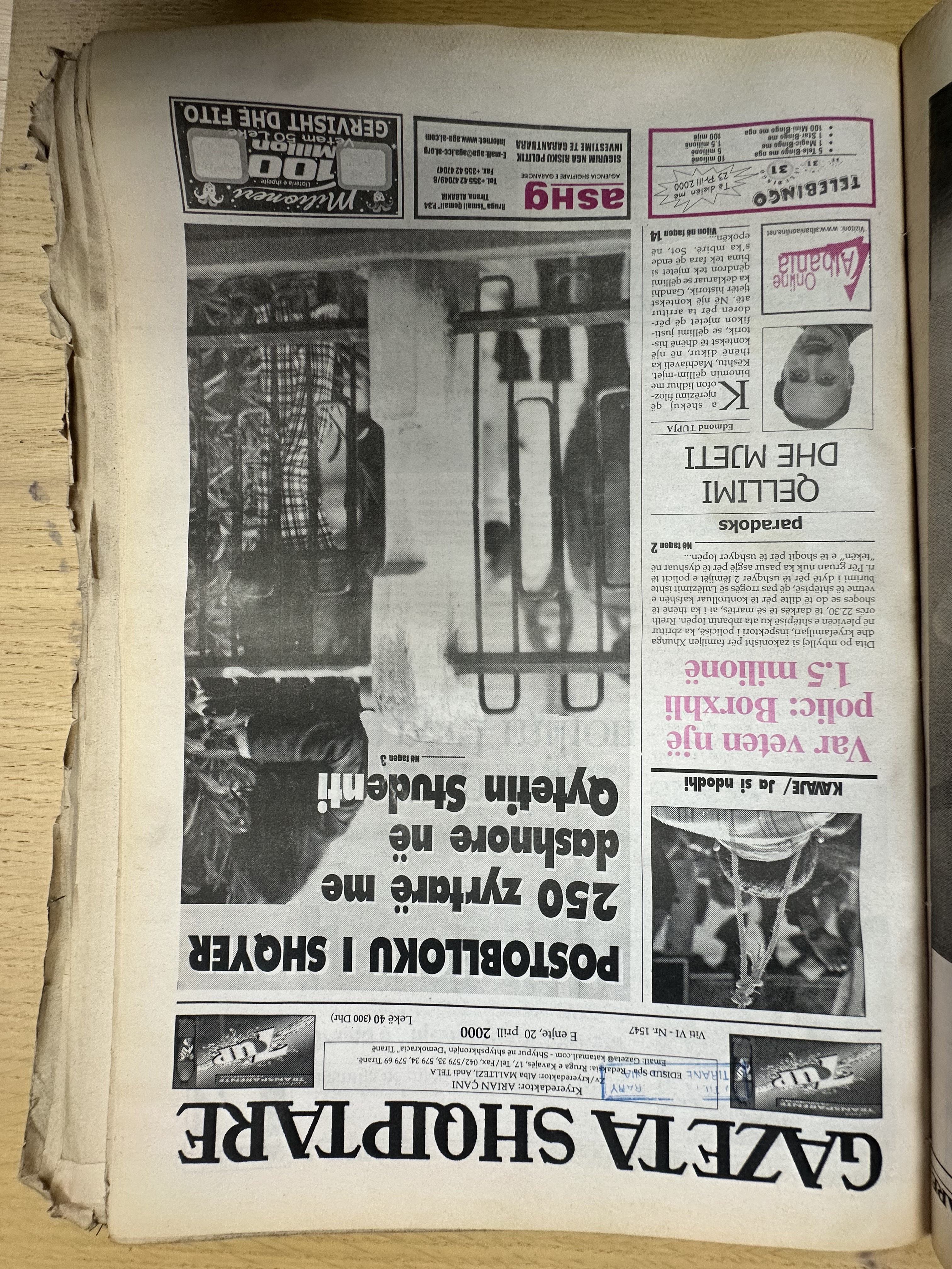 Gazeta Shqiptare 2000-04-20
