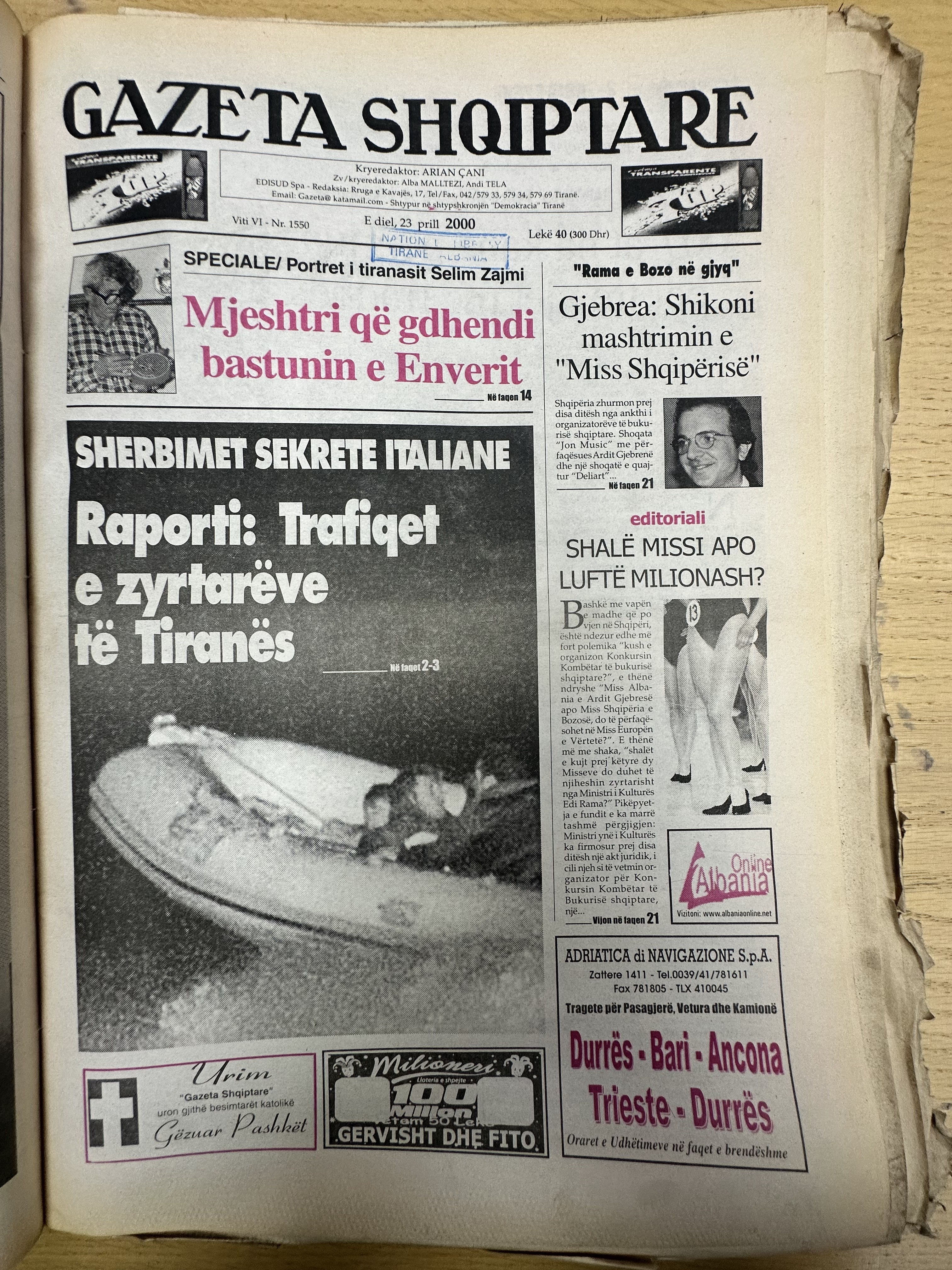Gazeta Shqiptare 2000-04-23