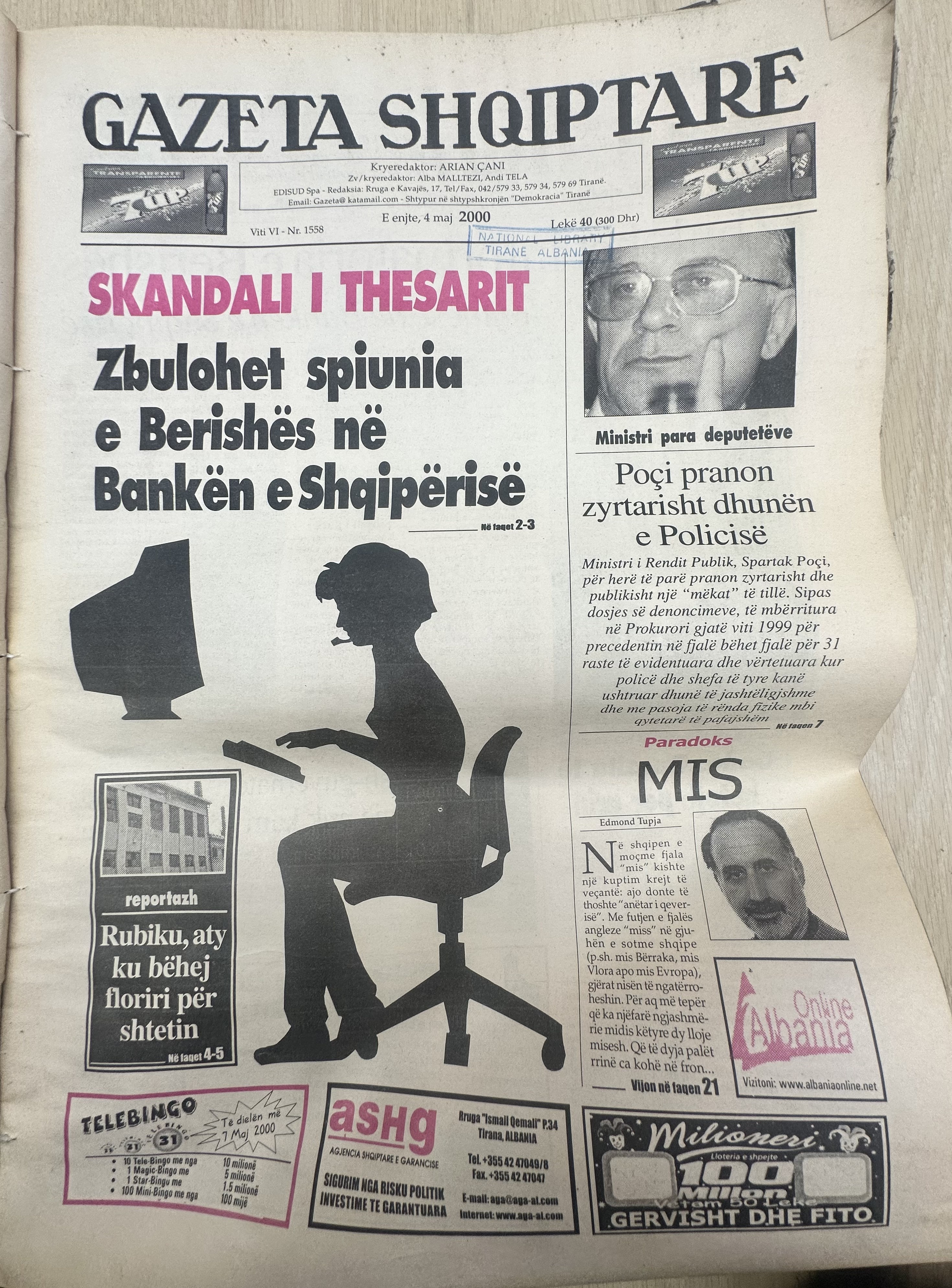 Gazeta Shqiptare 2000-05-04