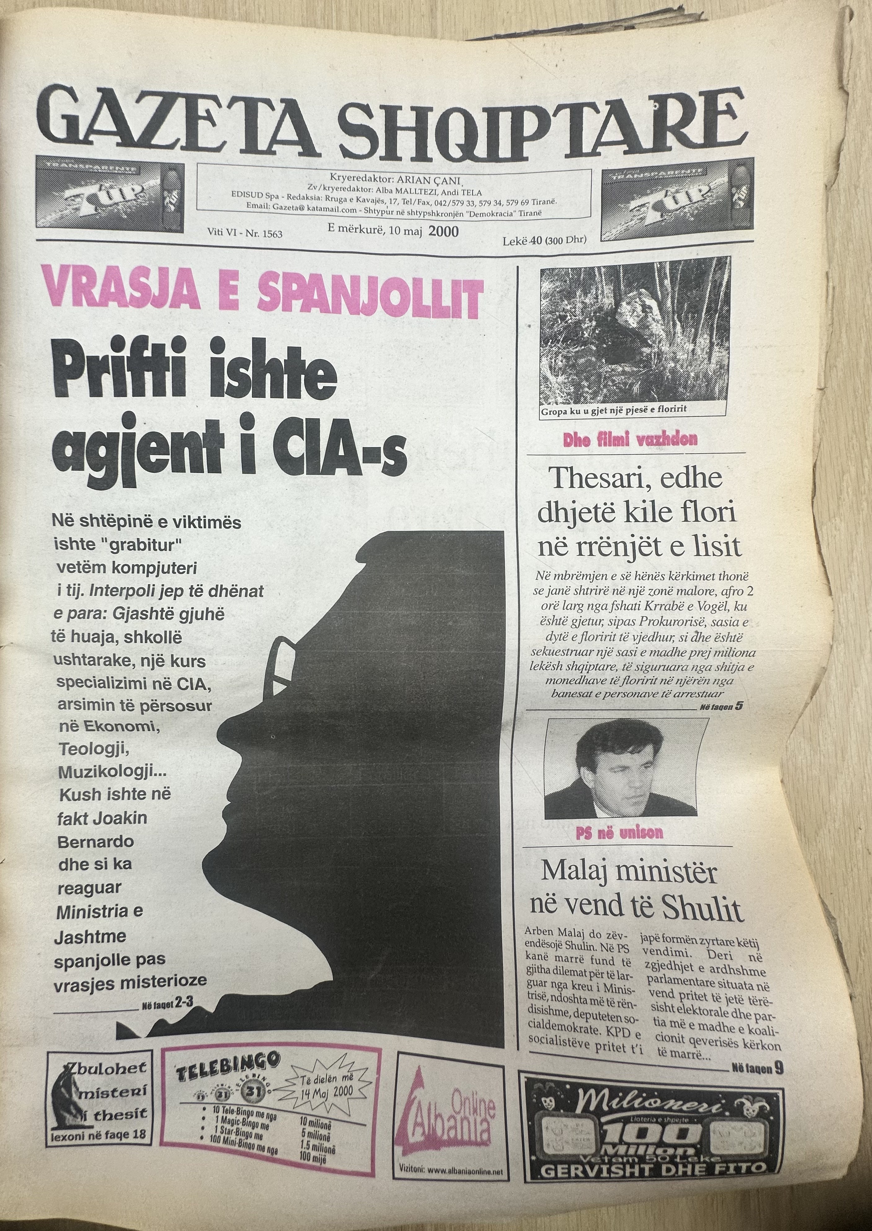Gazeta Shqiptare 2000-05-10