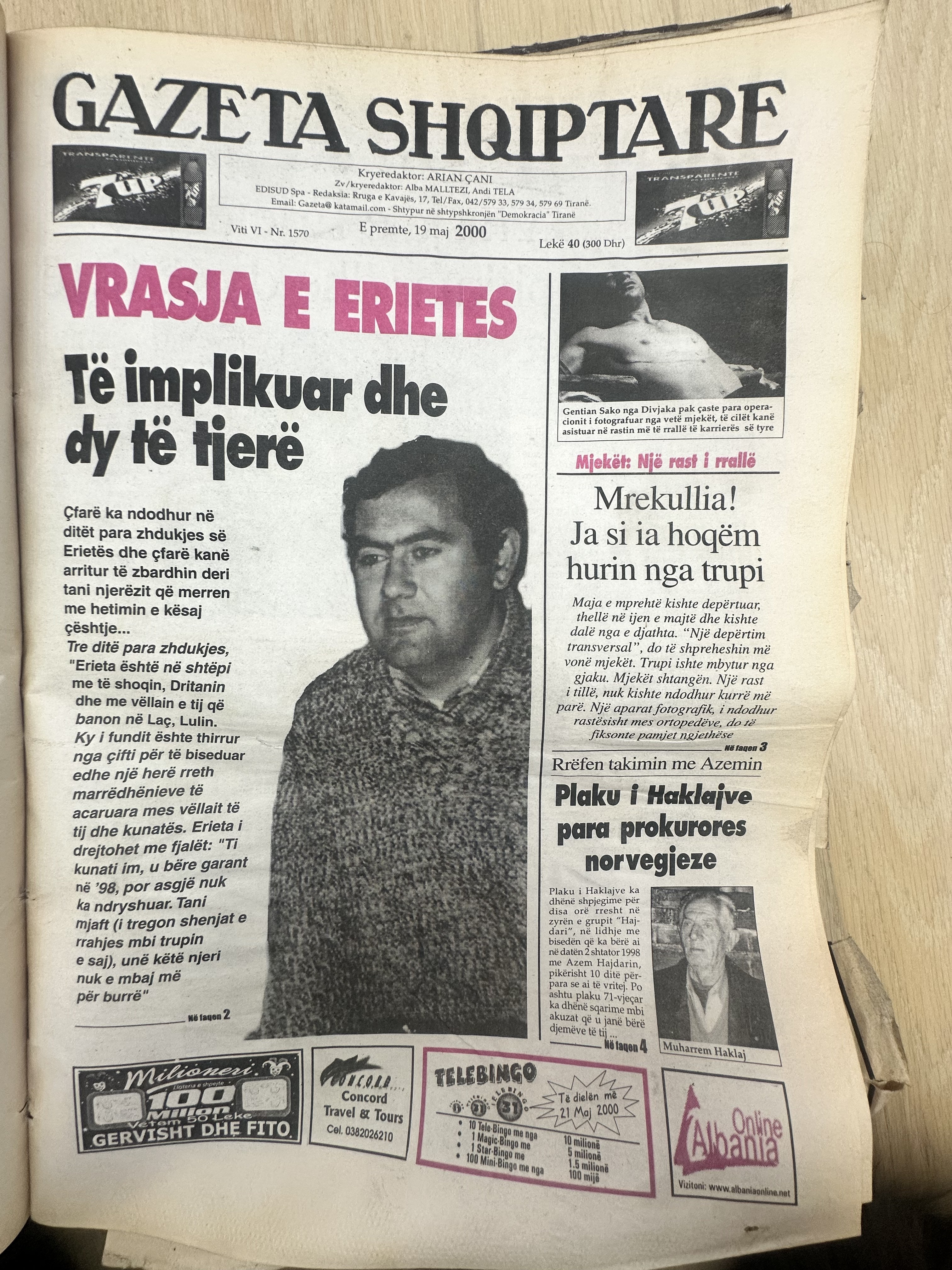 Gazeta Shqiptare 2000-05-19
