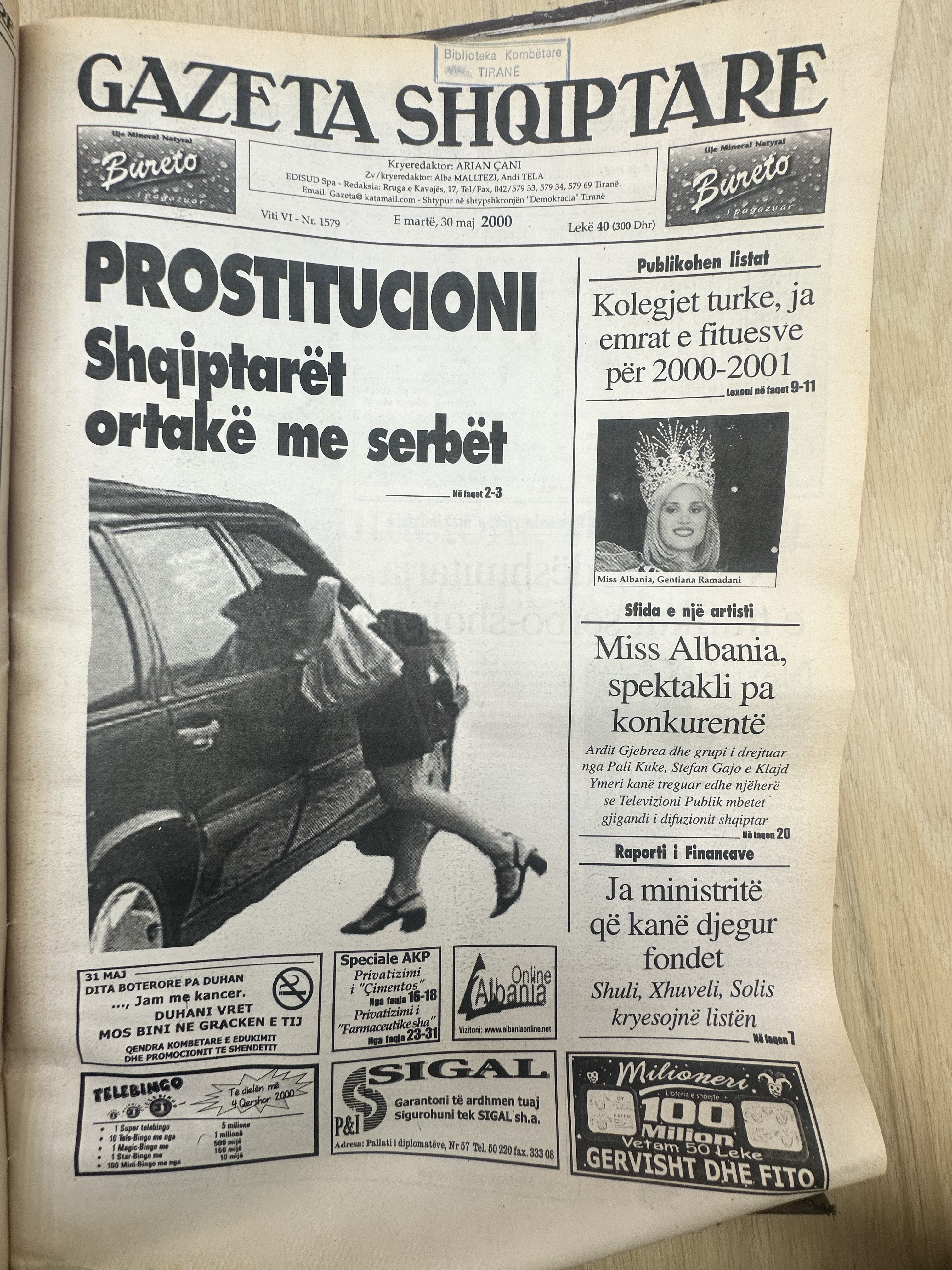 Gazeta Shqiptare 2000-05-30