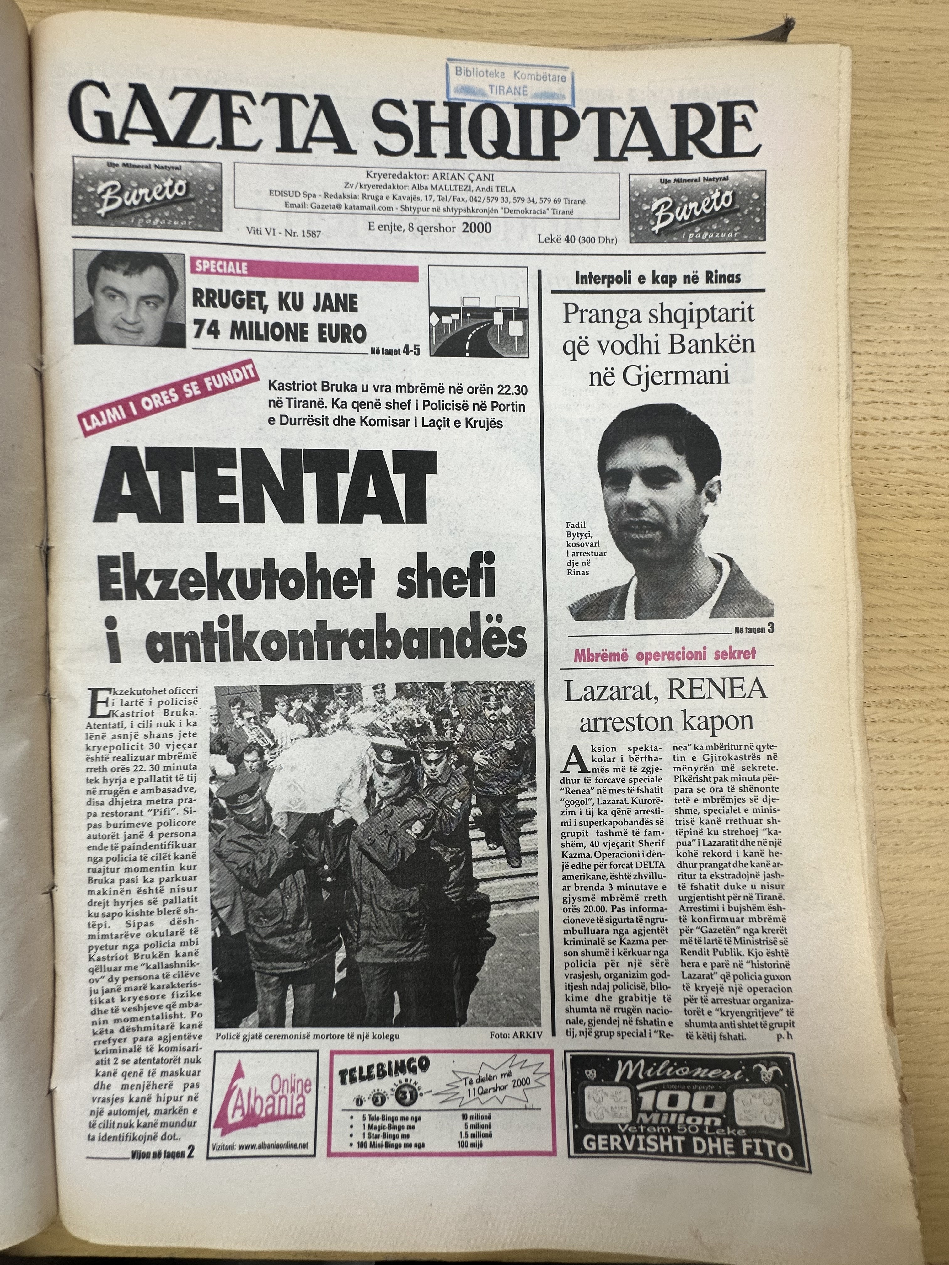 Gazeta Shqiptare 2000-06-08