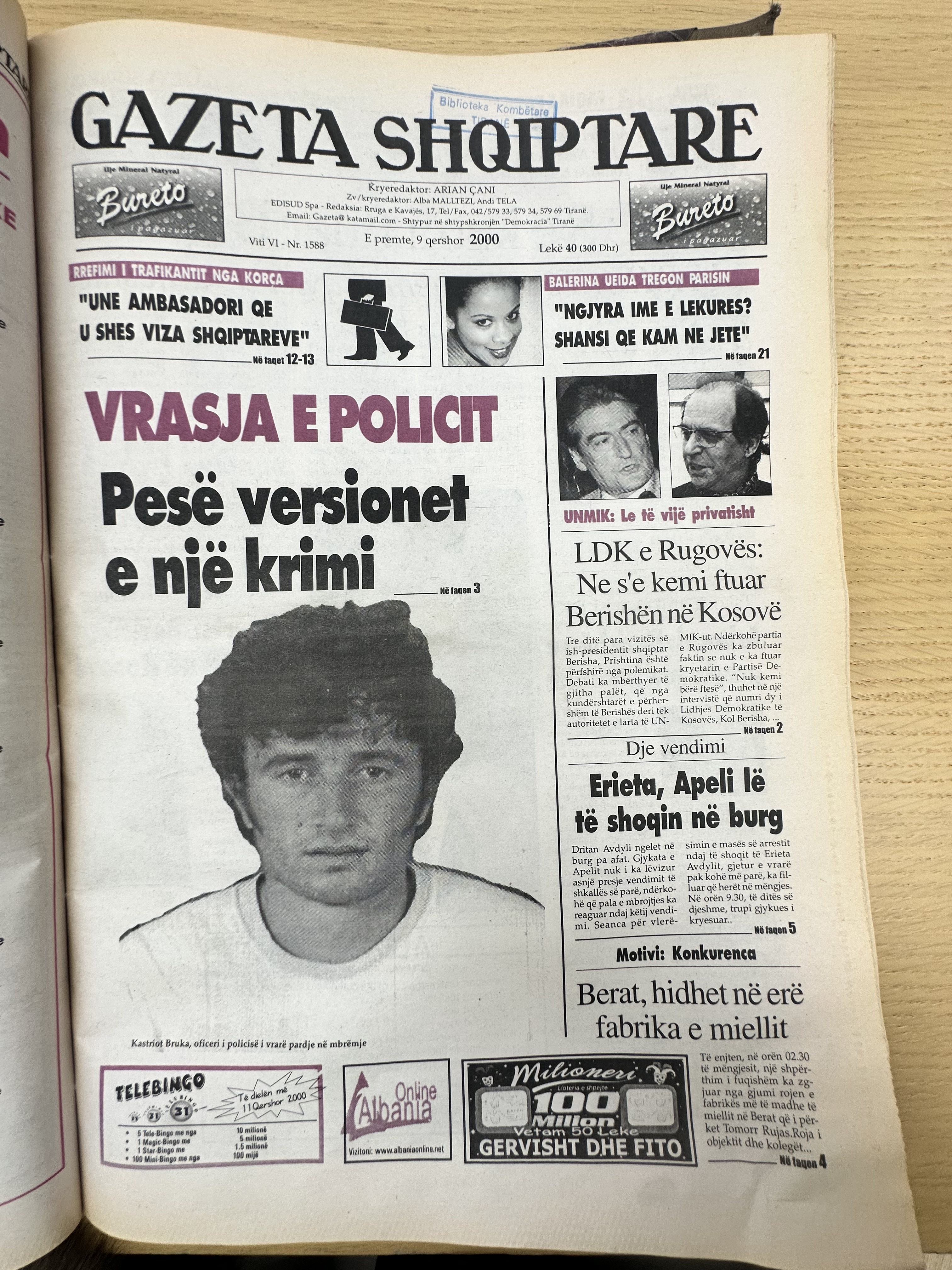 Gazeta Shqiptare 2000-06-09