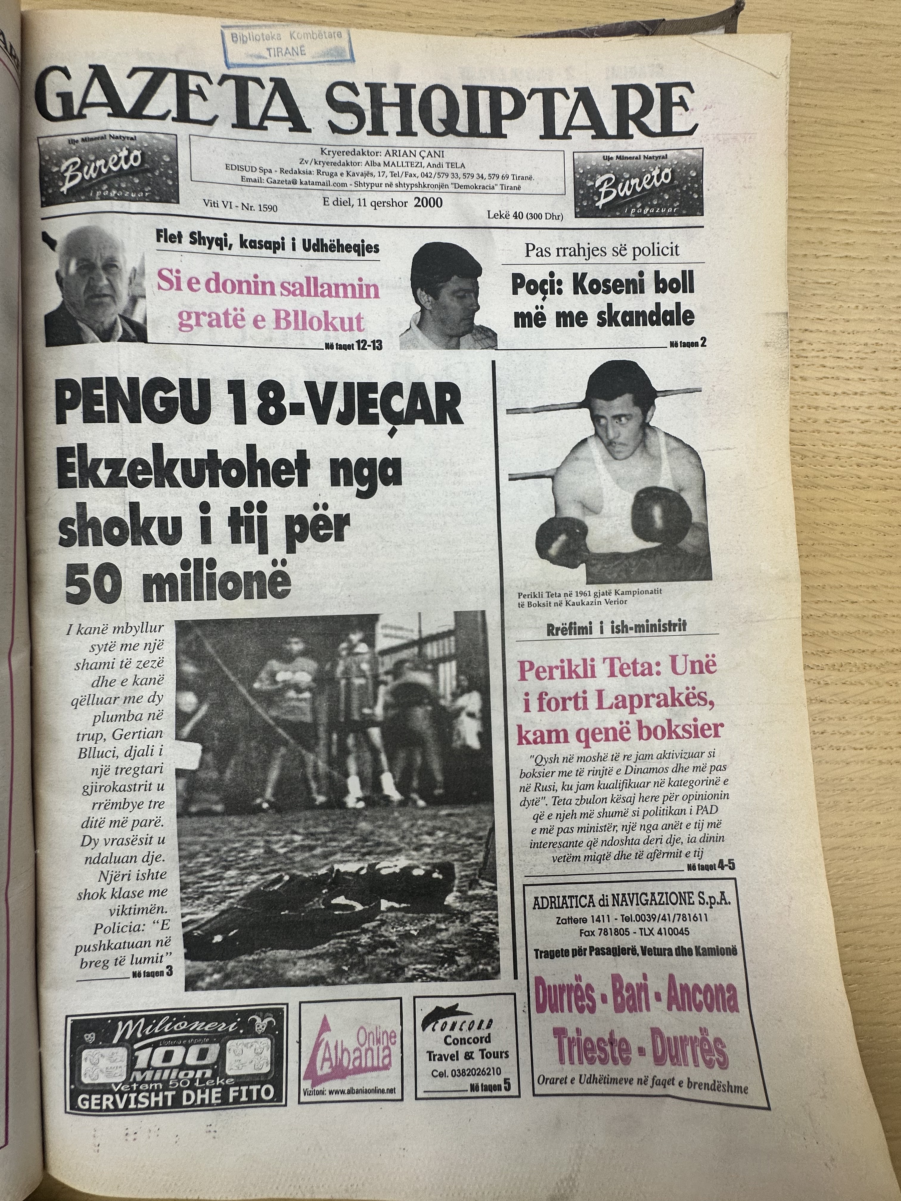 Gazeta Shqiptare 2000-06-11