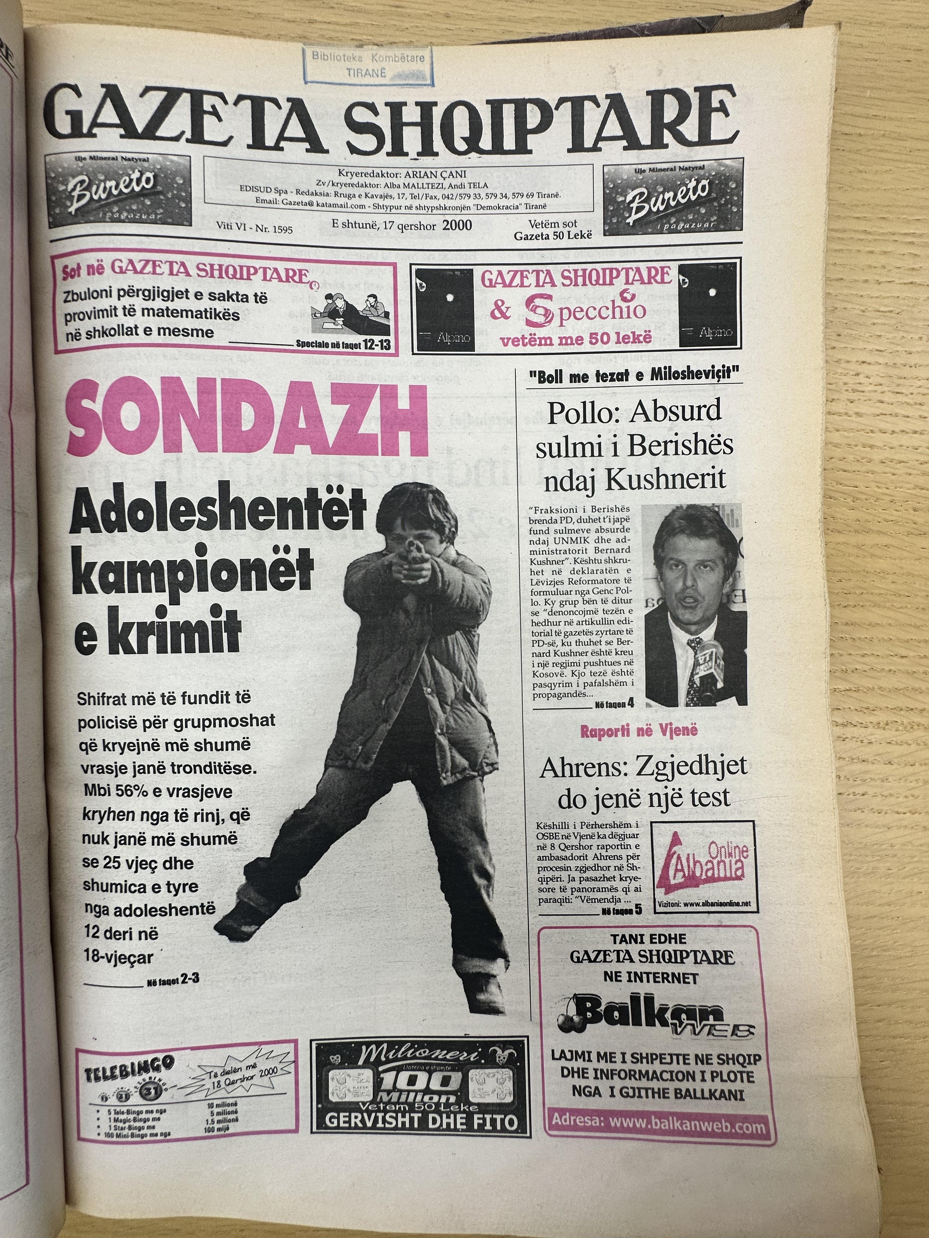 Gazeta Shqiptare 2000-06-17