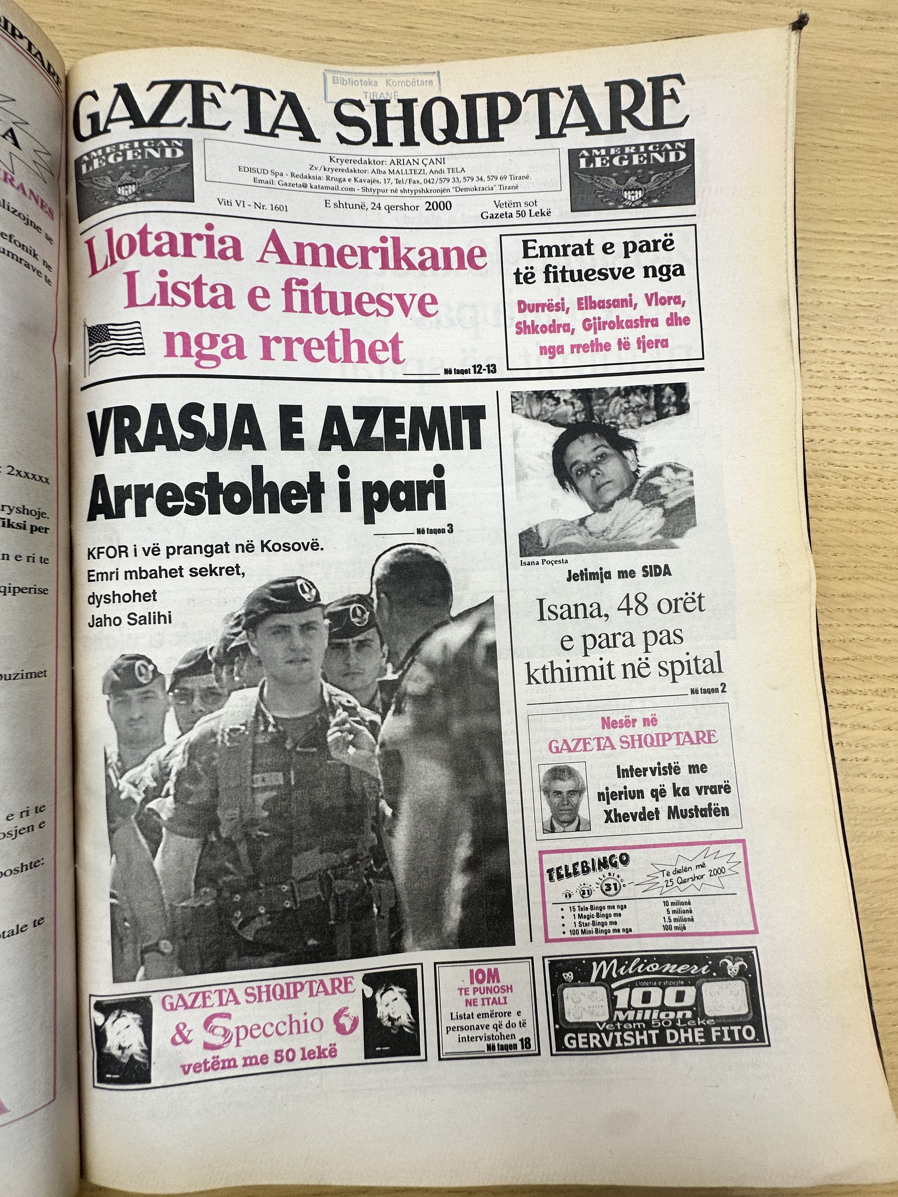 Gazeta Shqiptare 2000-06-24