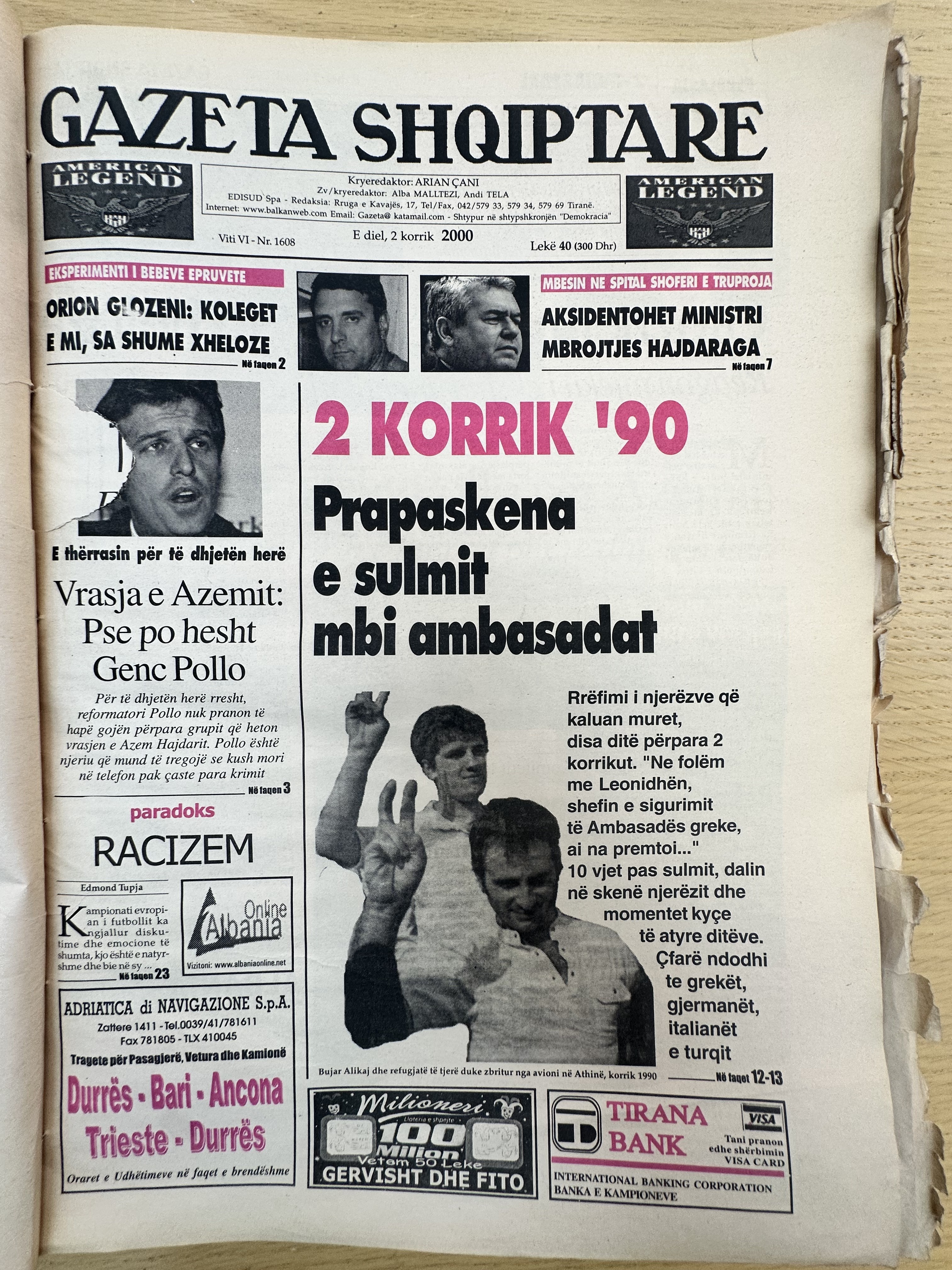 Gazeta Shqiptare 2000-07-02