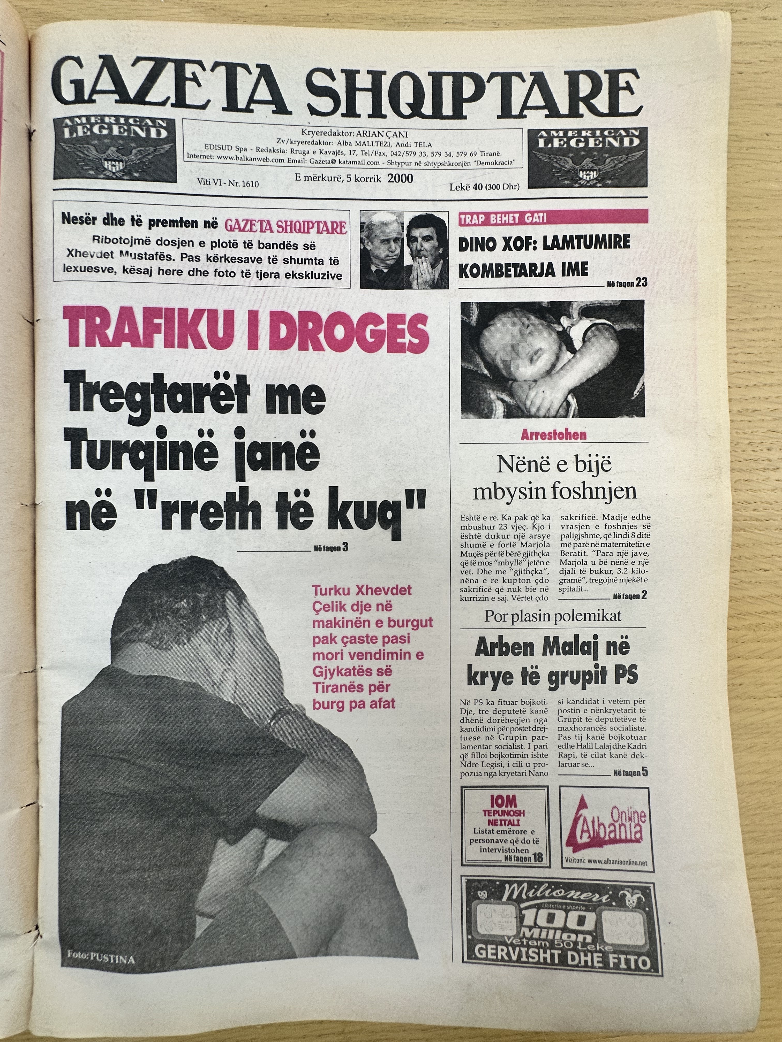 Gazeta Shqiptare 2000-07-05