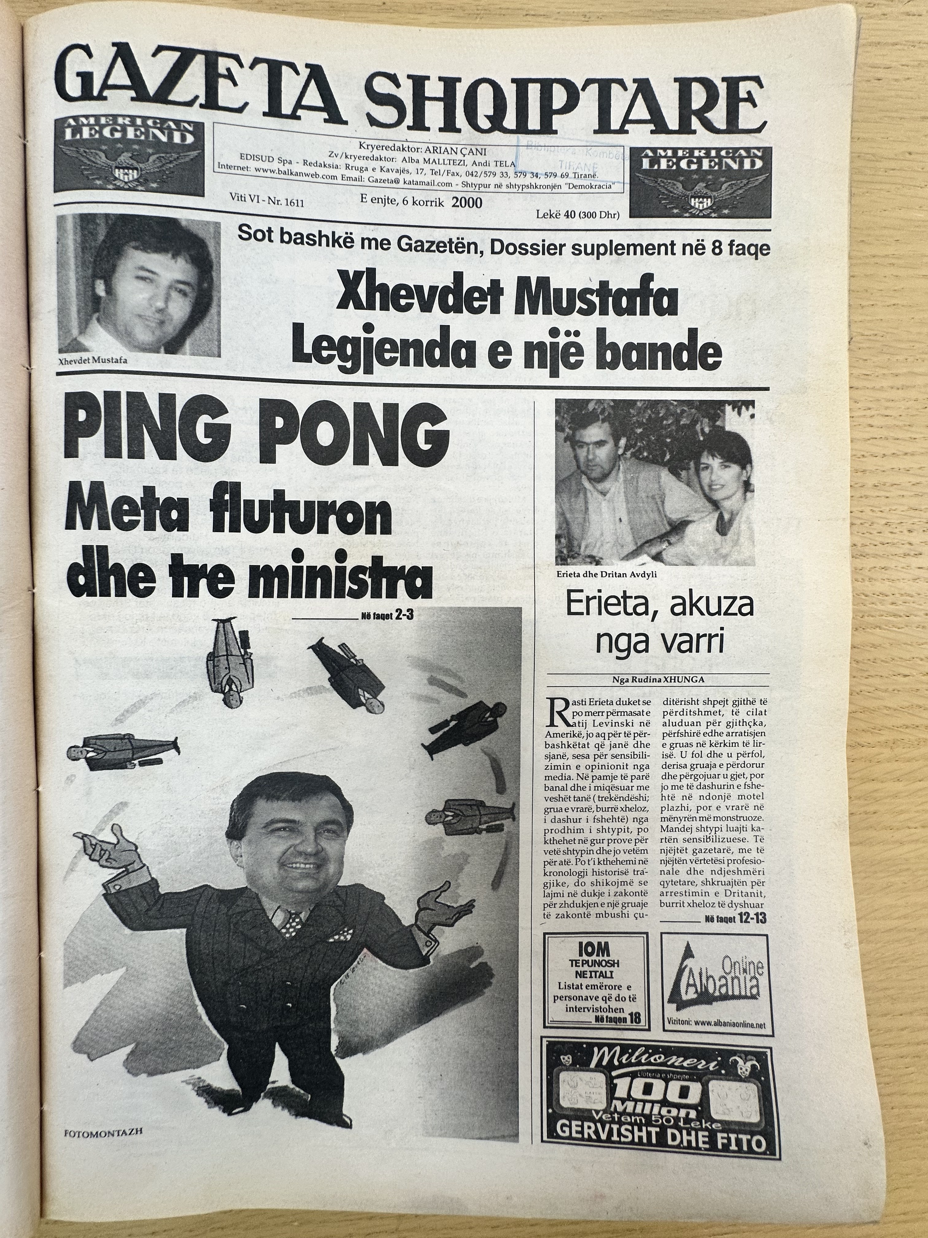 Gazeta Shqiptare 2000-07-06