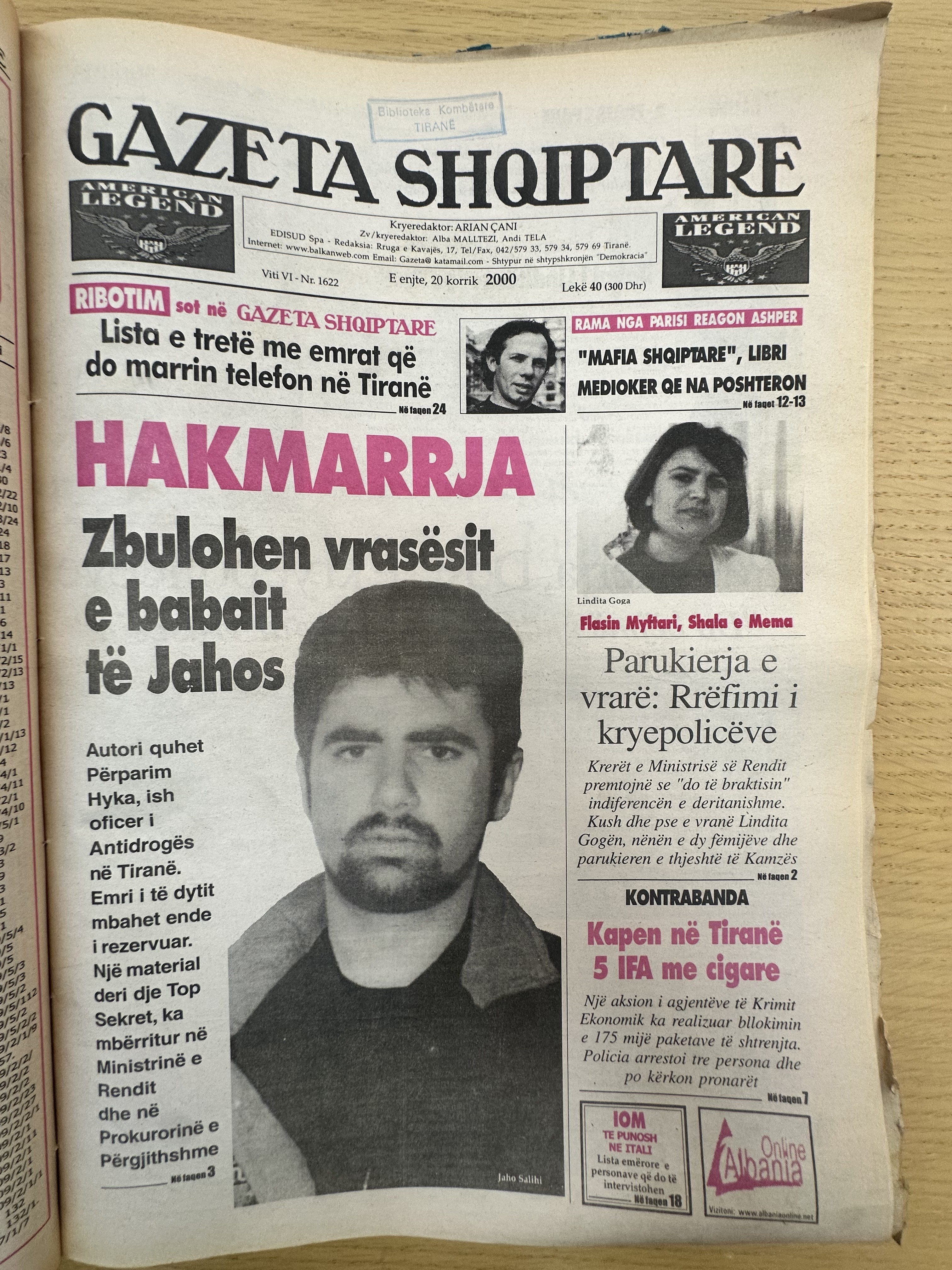 Gazeta Shqiptare 2000-07-20