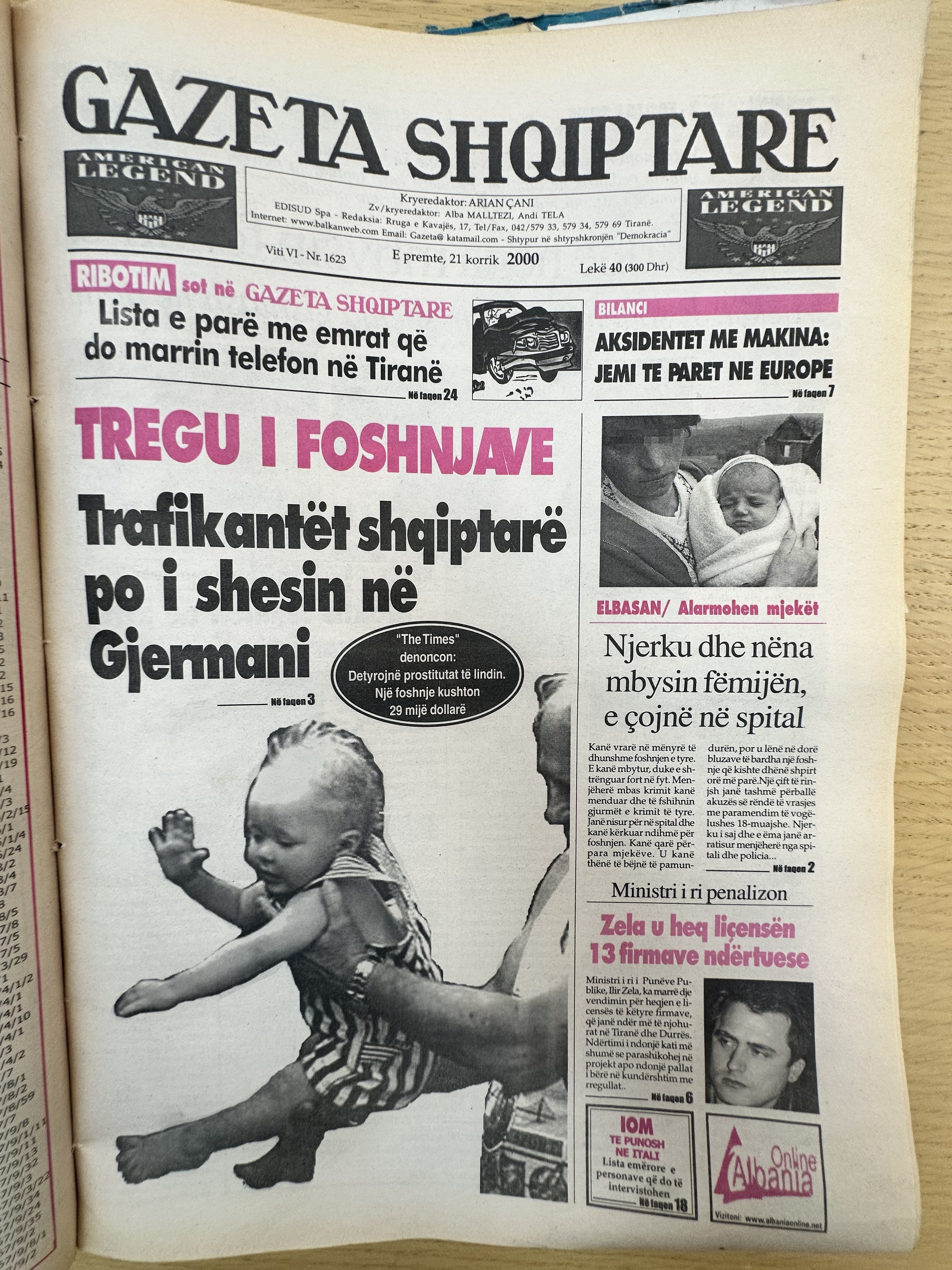 Gazeta Shqiptare 2000-07-21
