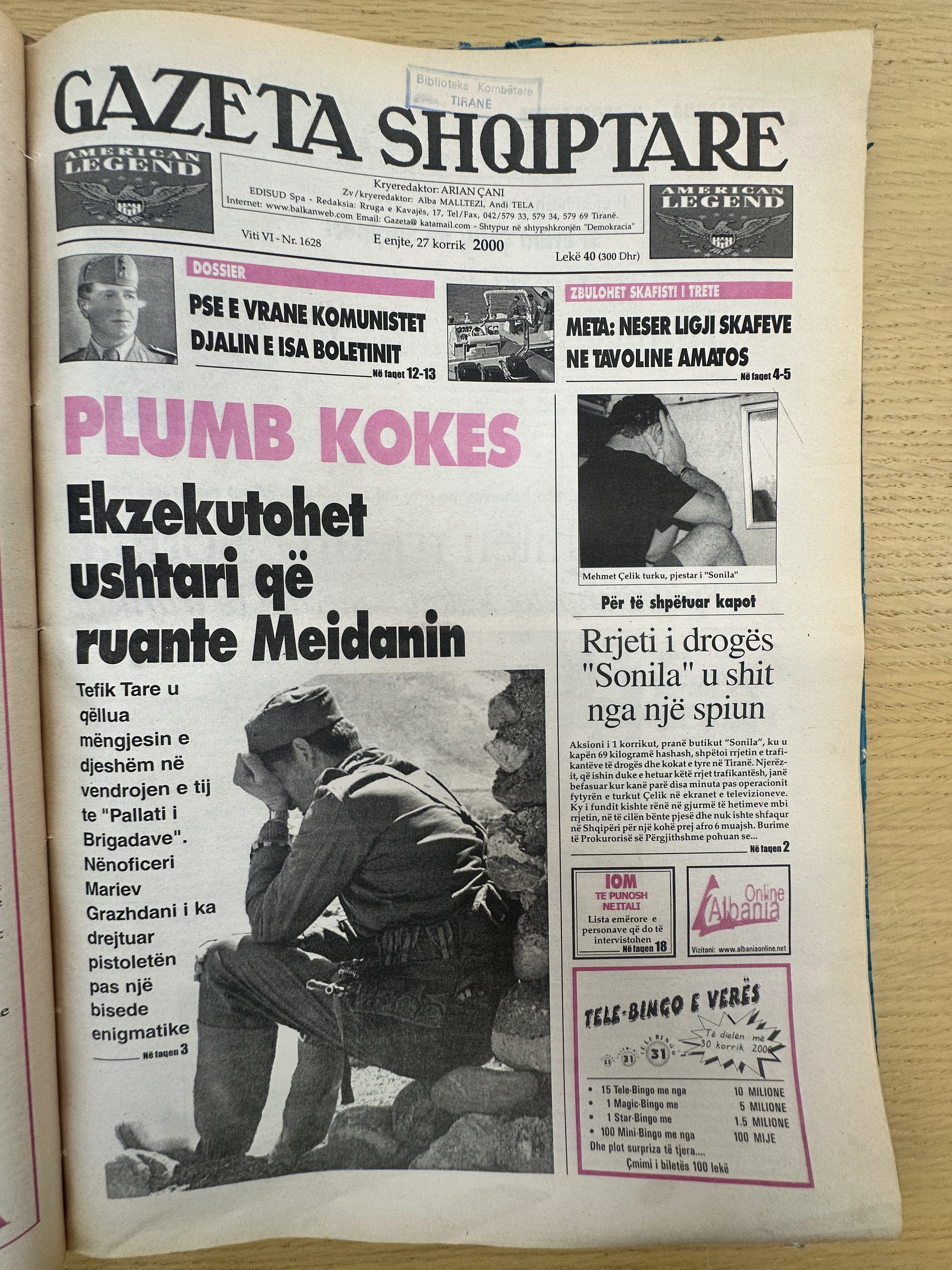 Gazeta Shqiptare 2000-07-27