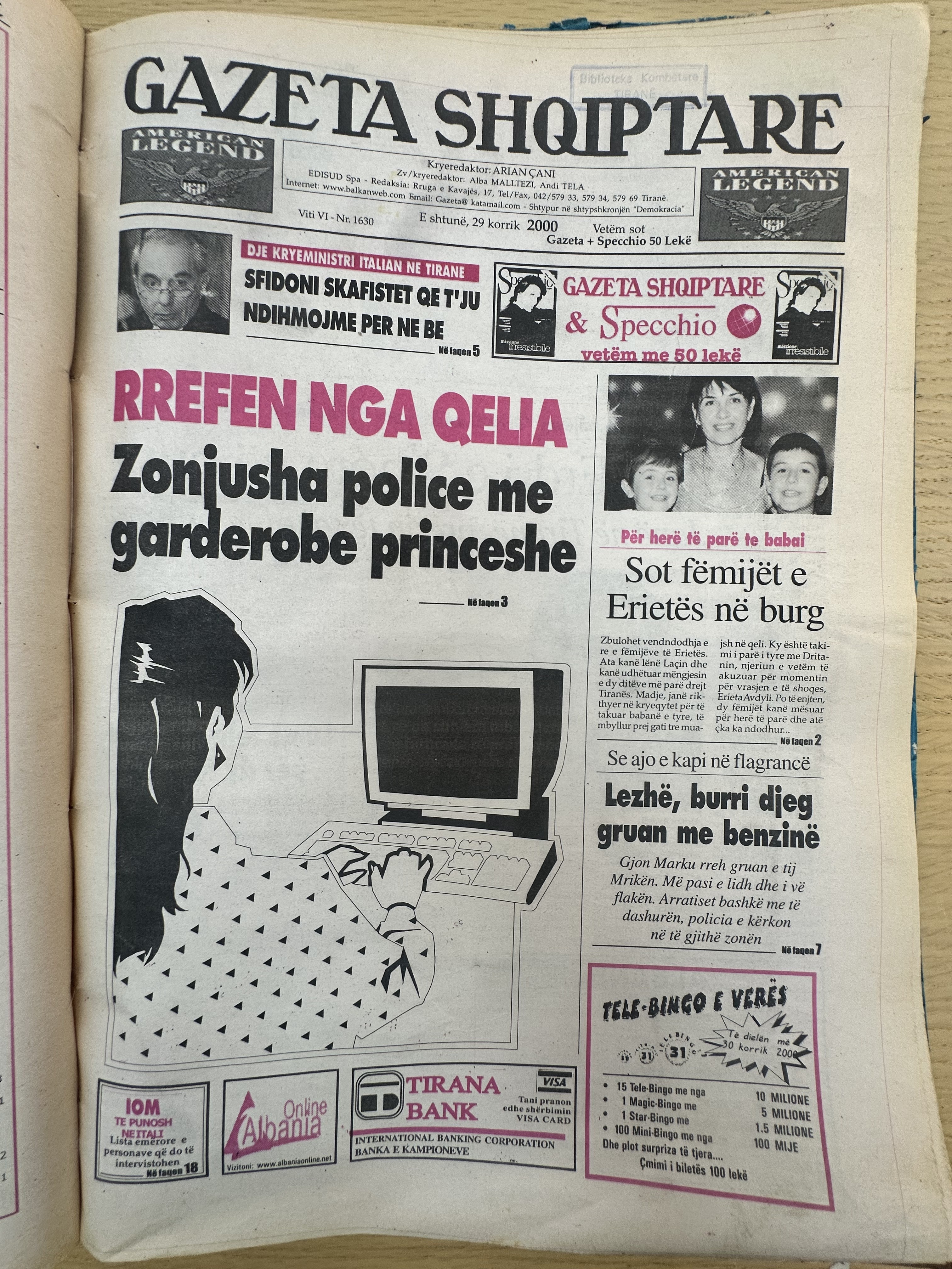 Gazeta Shqiptare 2000-07-29
