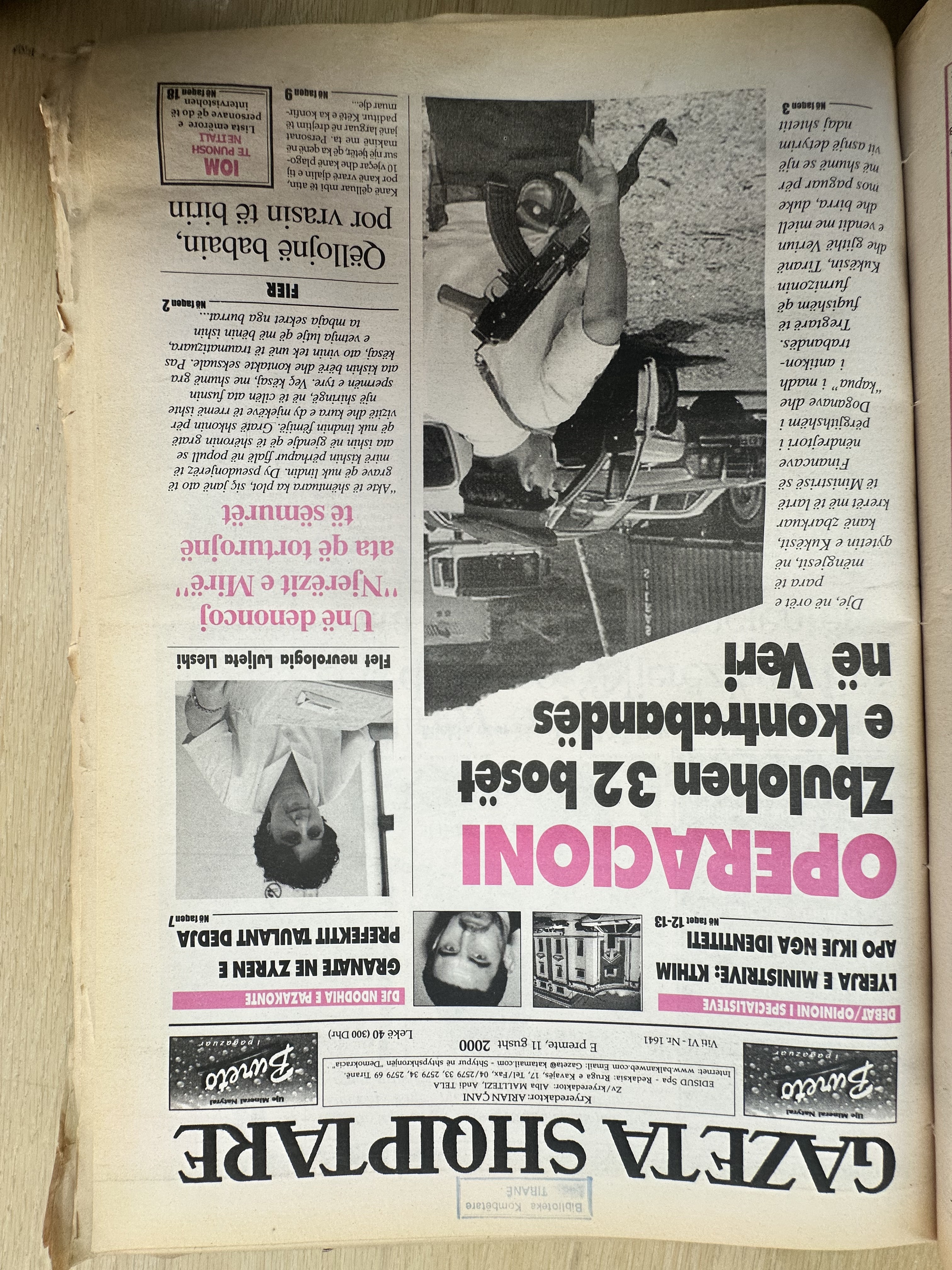 Gazeta Shqiptare 2000-08-11
