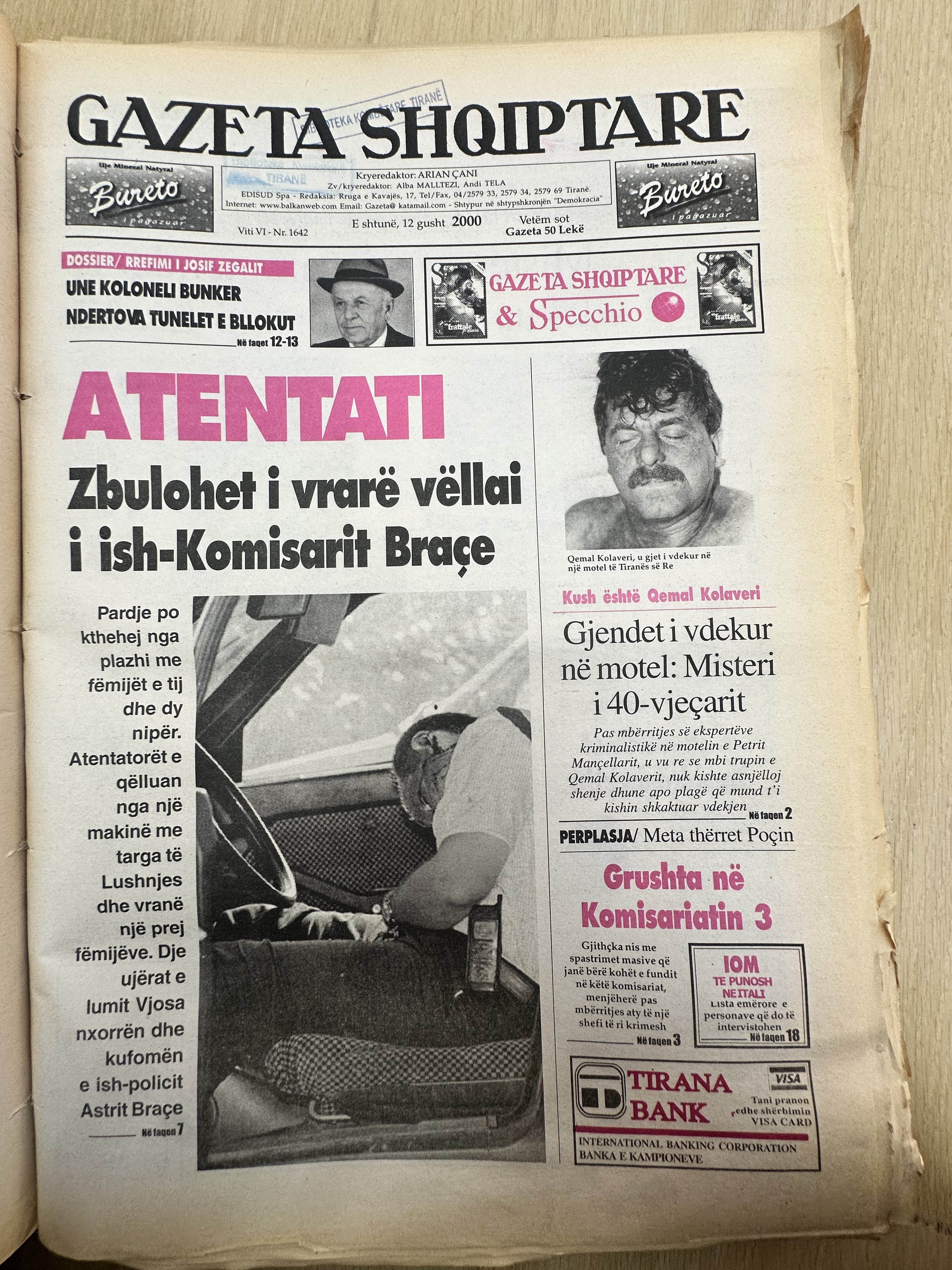 Gazeta Shqiptare 2000-08-12