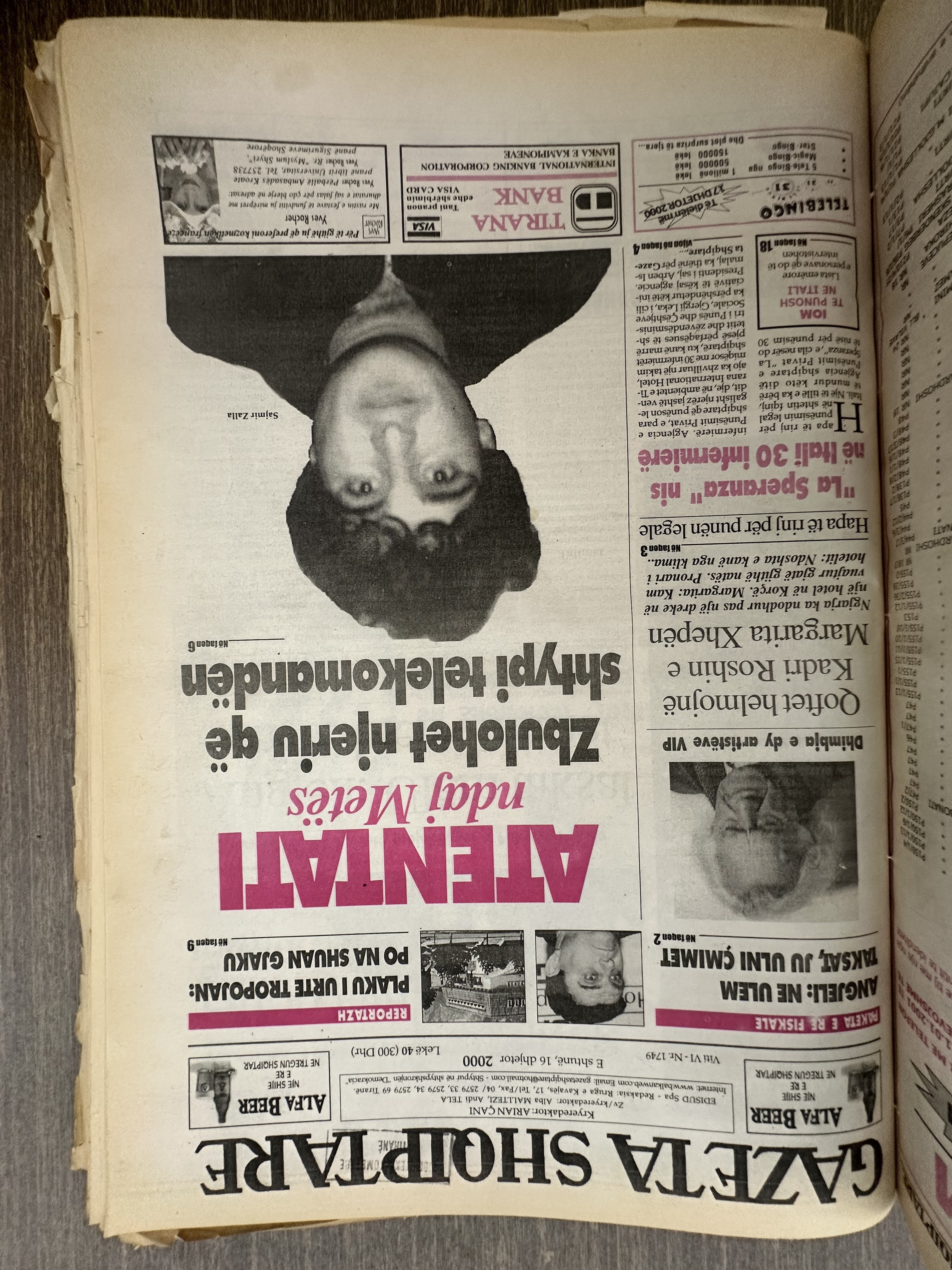 Gazeta Shqiptare 2000-12-16