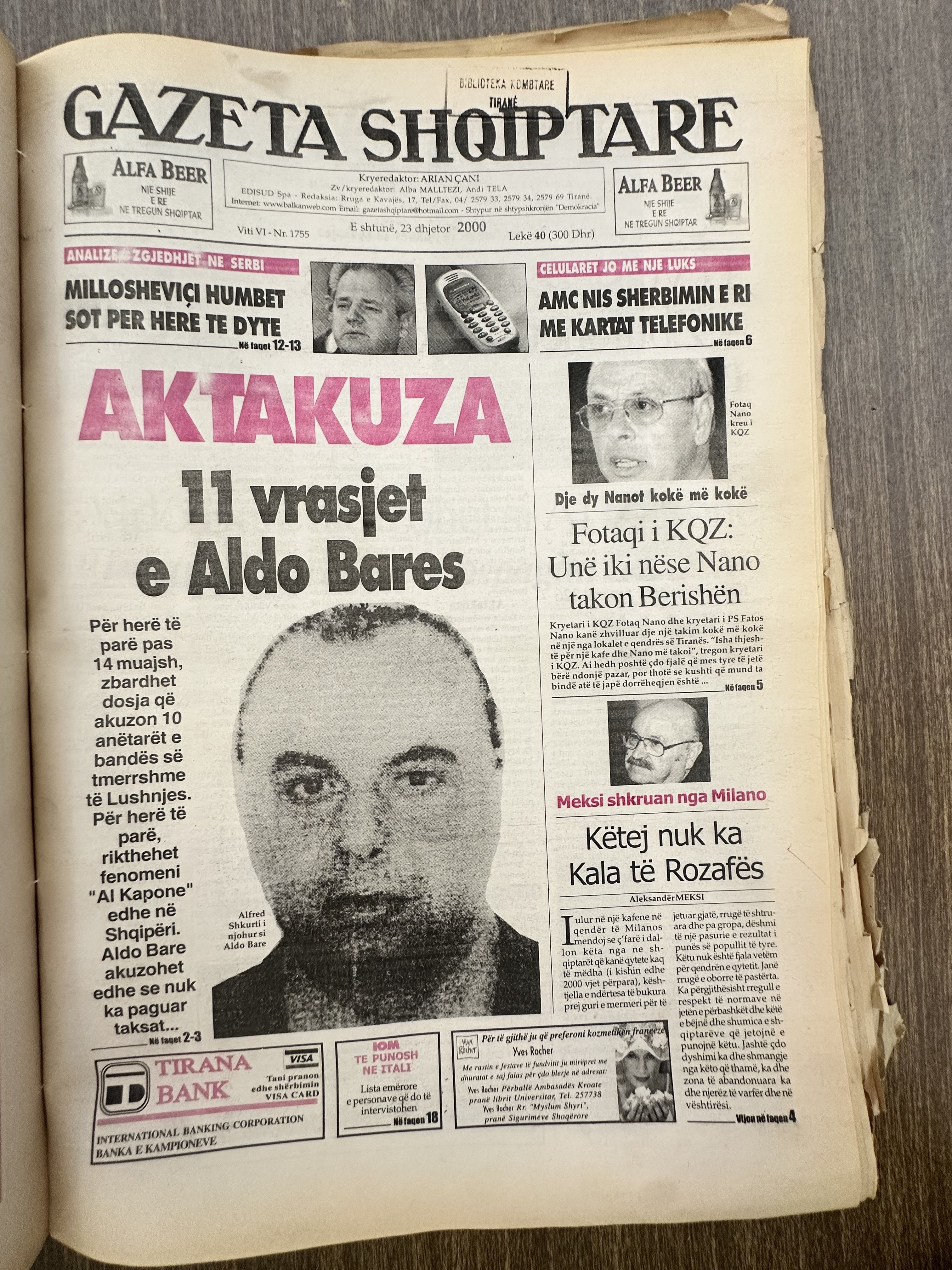 Gazeta Shqiptare 2000-12-23