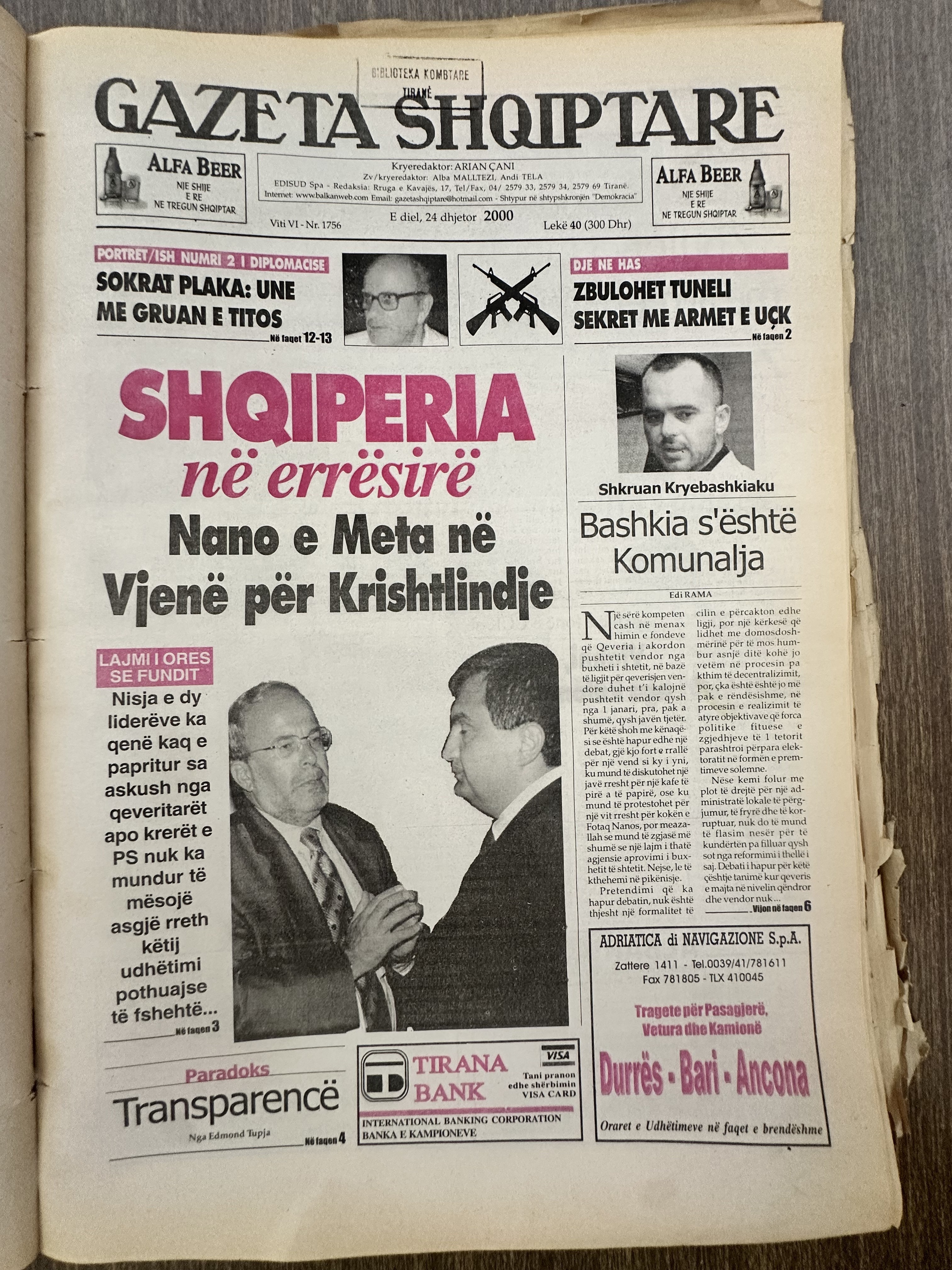 Gazeta Shqiptare 2000-09-24