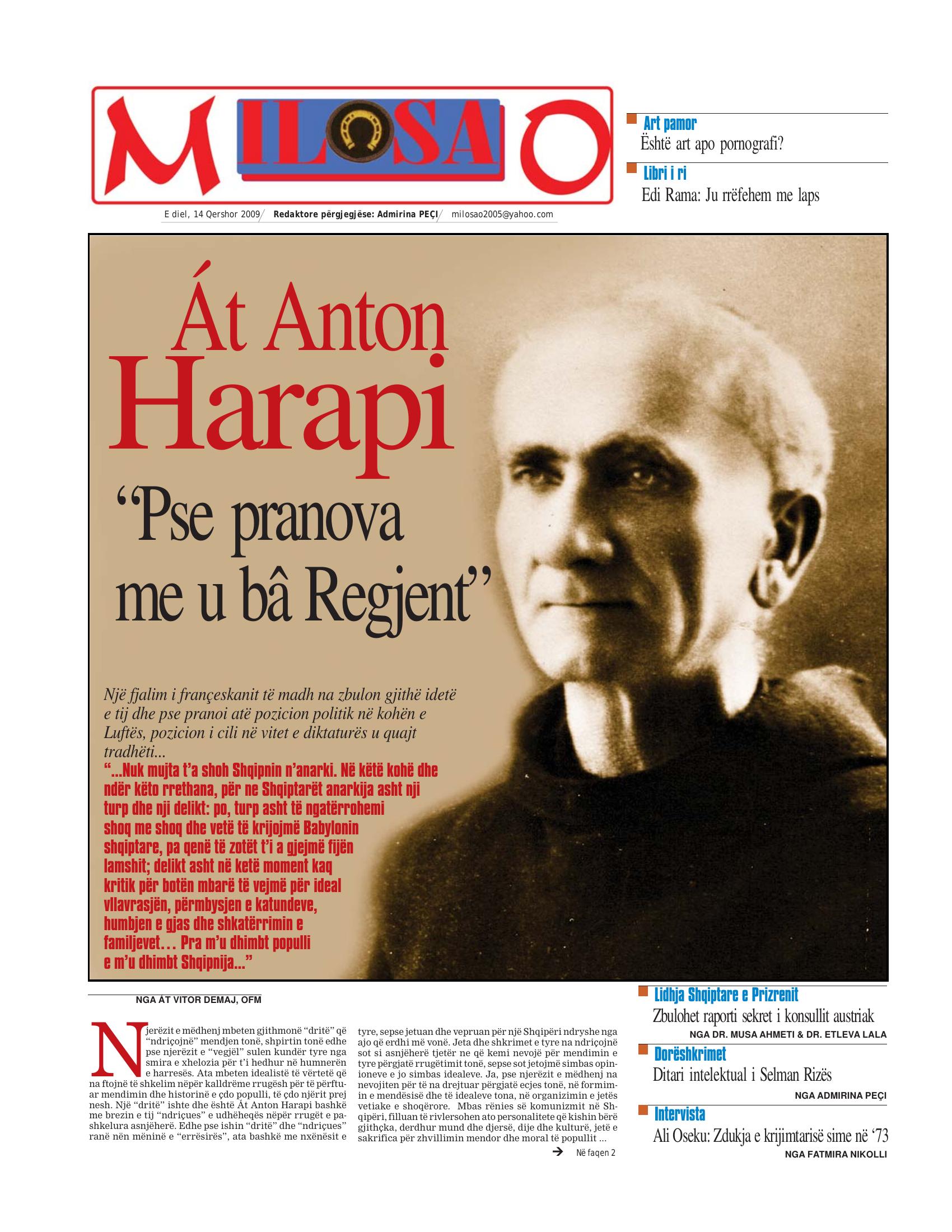 Gazeta Shqiptare 2009-06-14