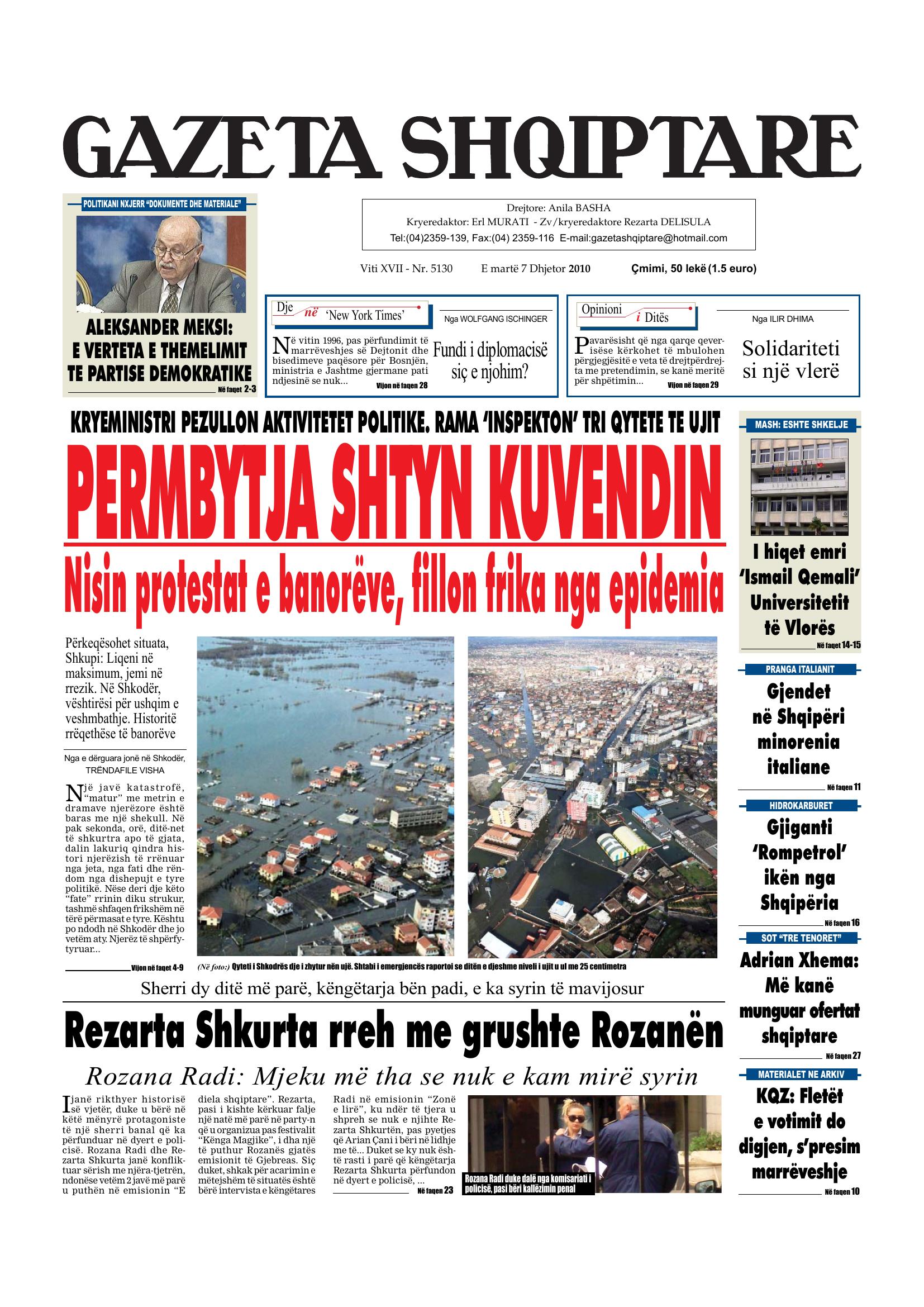 Gazeta Shqiptare 2010-12-07