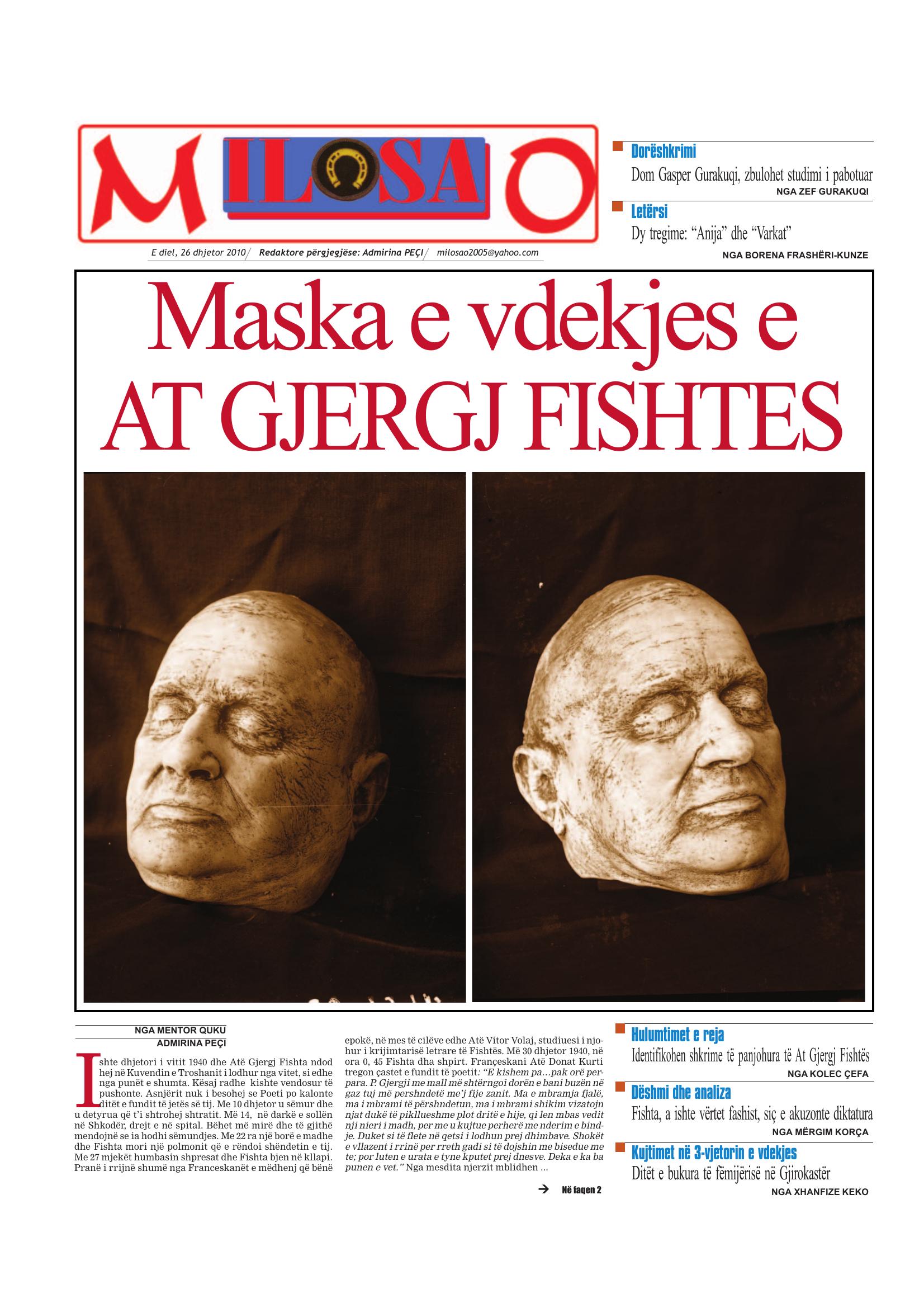 Gazeta Shqiptare 2010-12-26