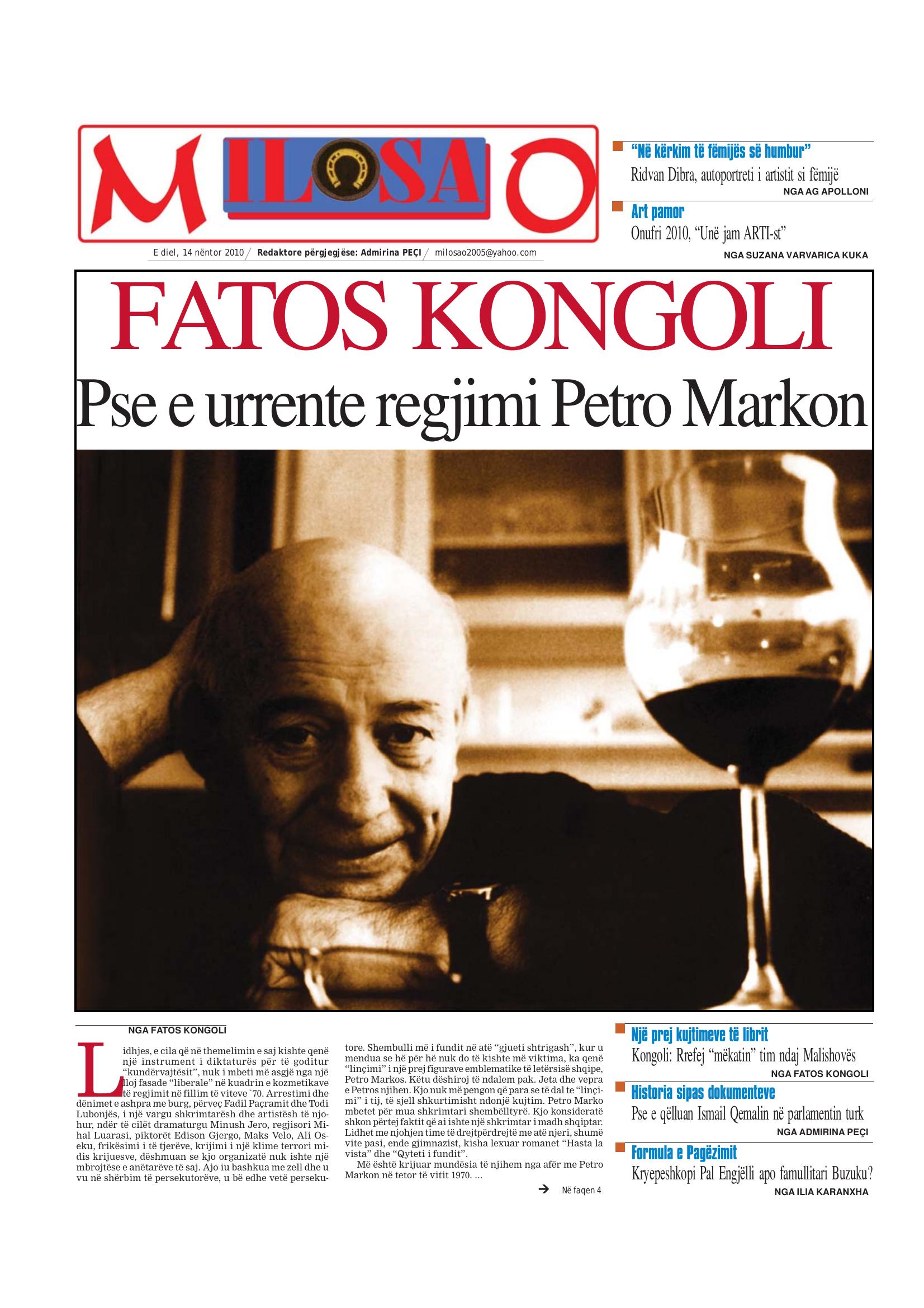 Gazeta Shqiptare 2010-11-14
