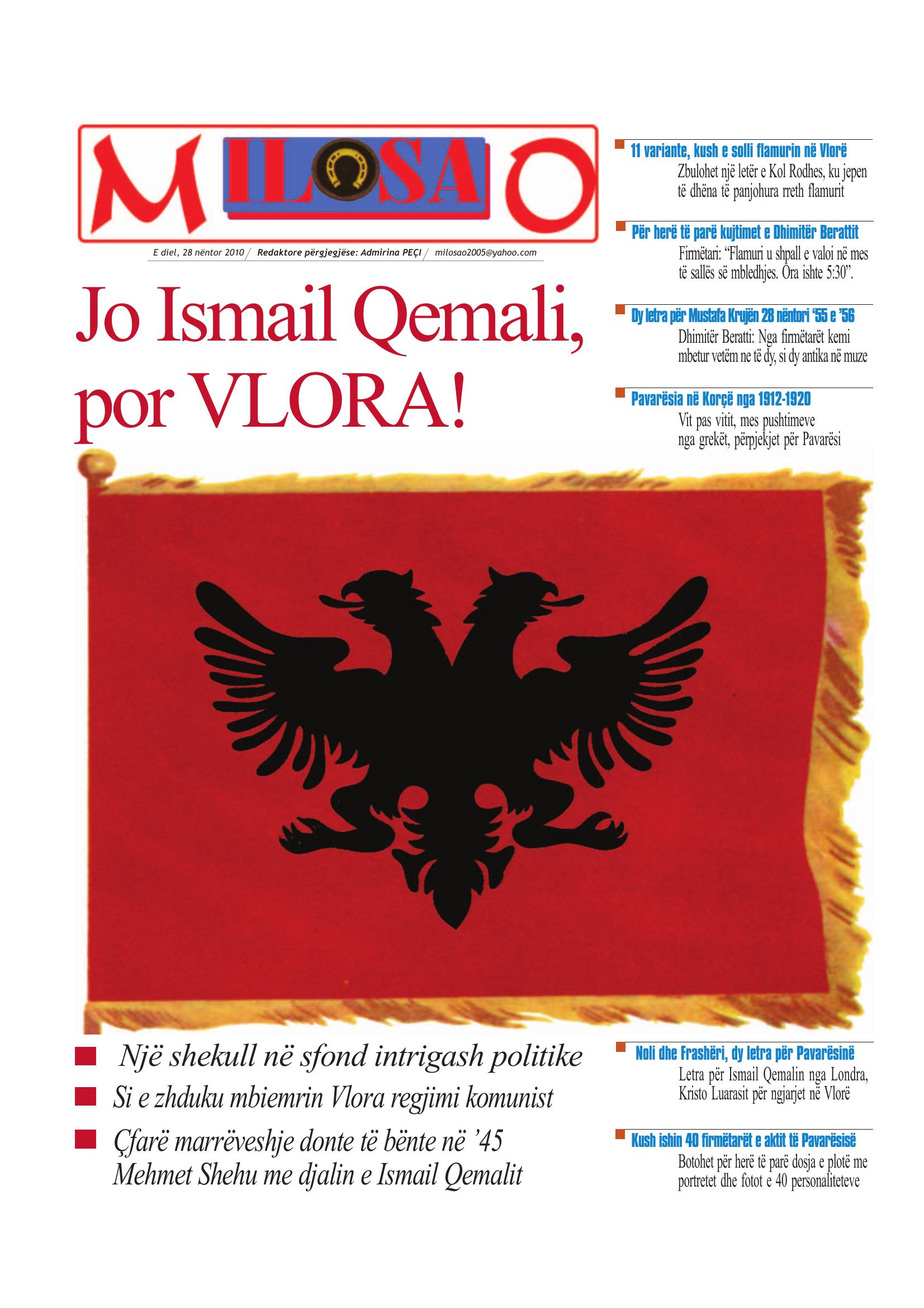 Gazeta Shqiptare 2010-11-28
