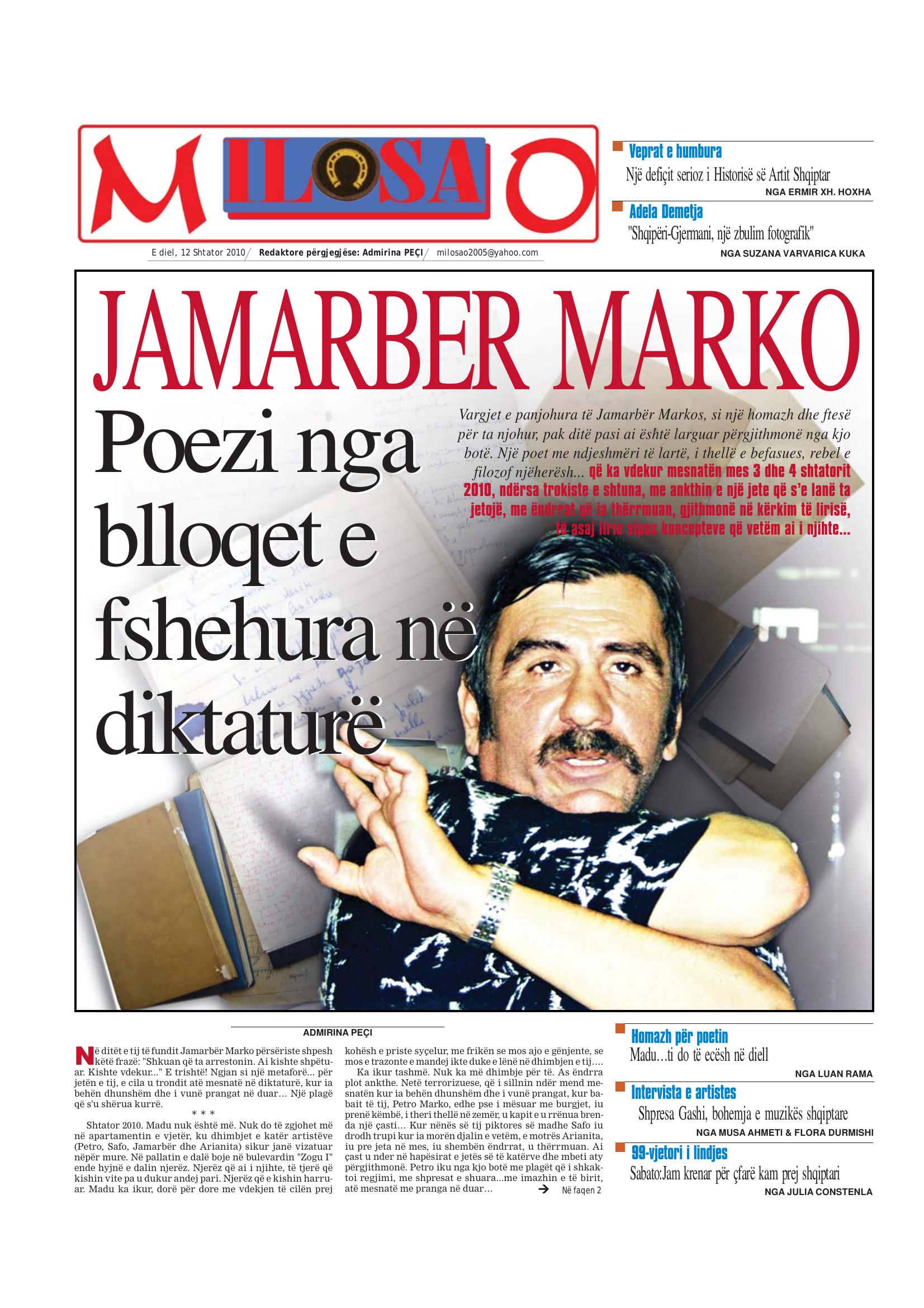 Gazeta Shqiptare 2010-09-12