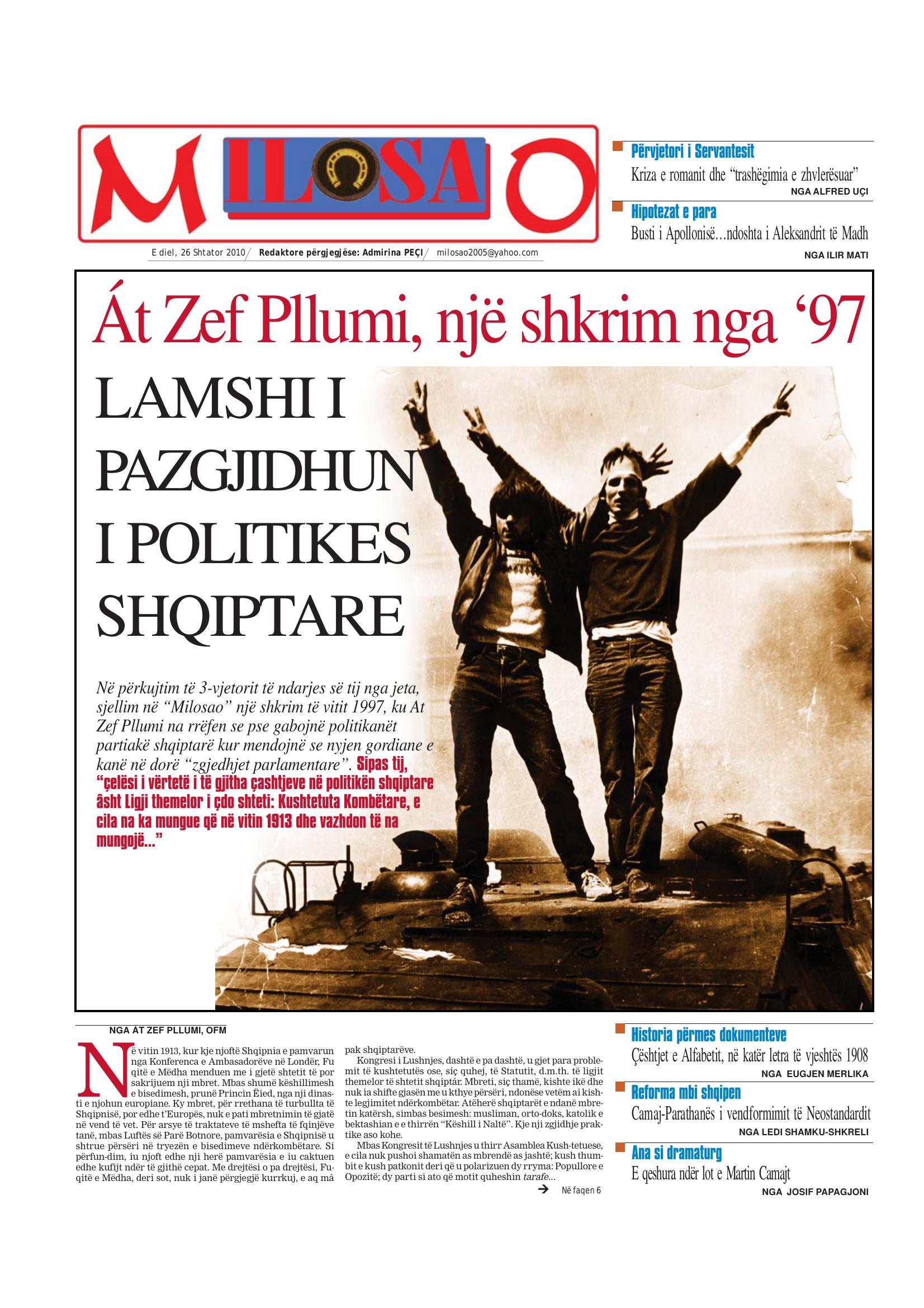 Gazeta Shqiptare 2010-09-26